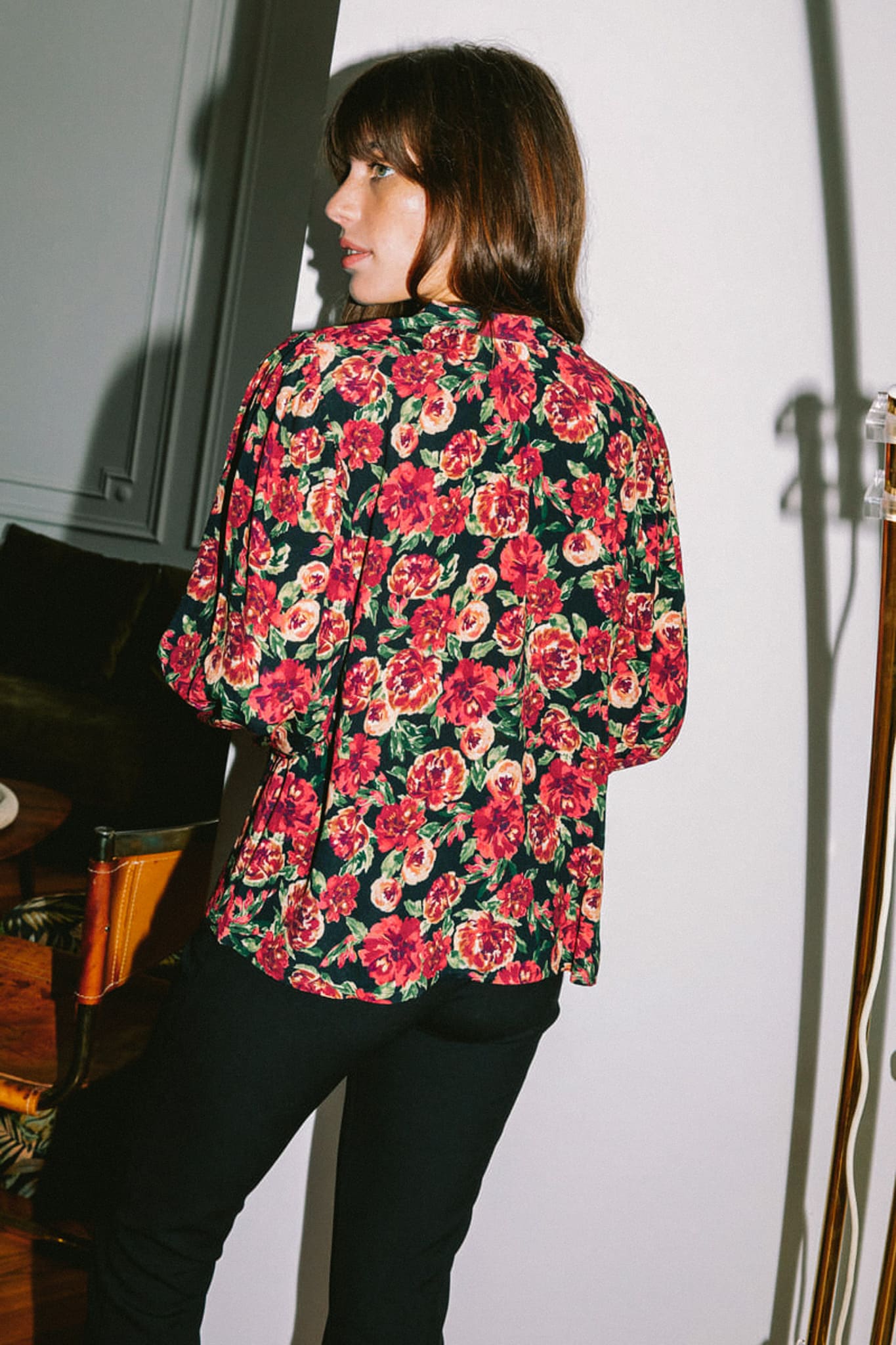 Bunte Bluse Hortensia aus Viskose von Avani