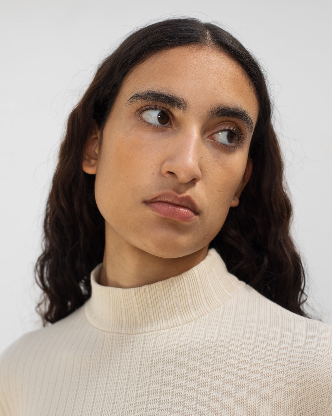 Beiges Langarmshirt aus 100% Bio-Baumwolle von Rotholz