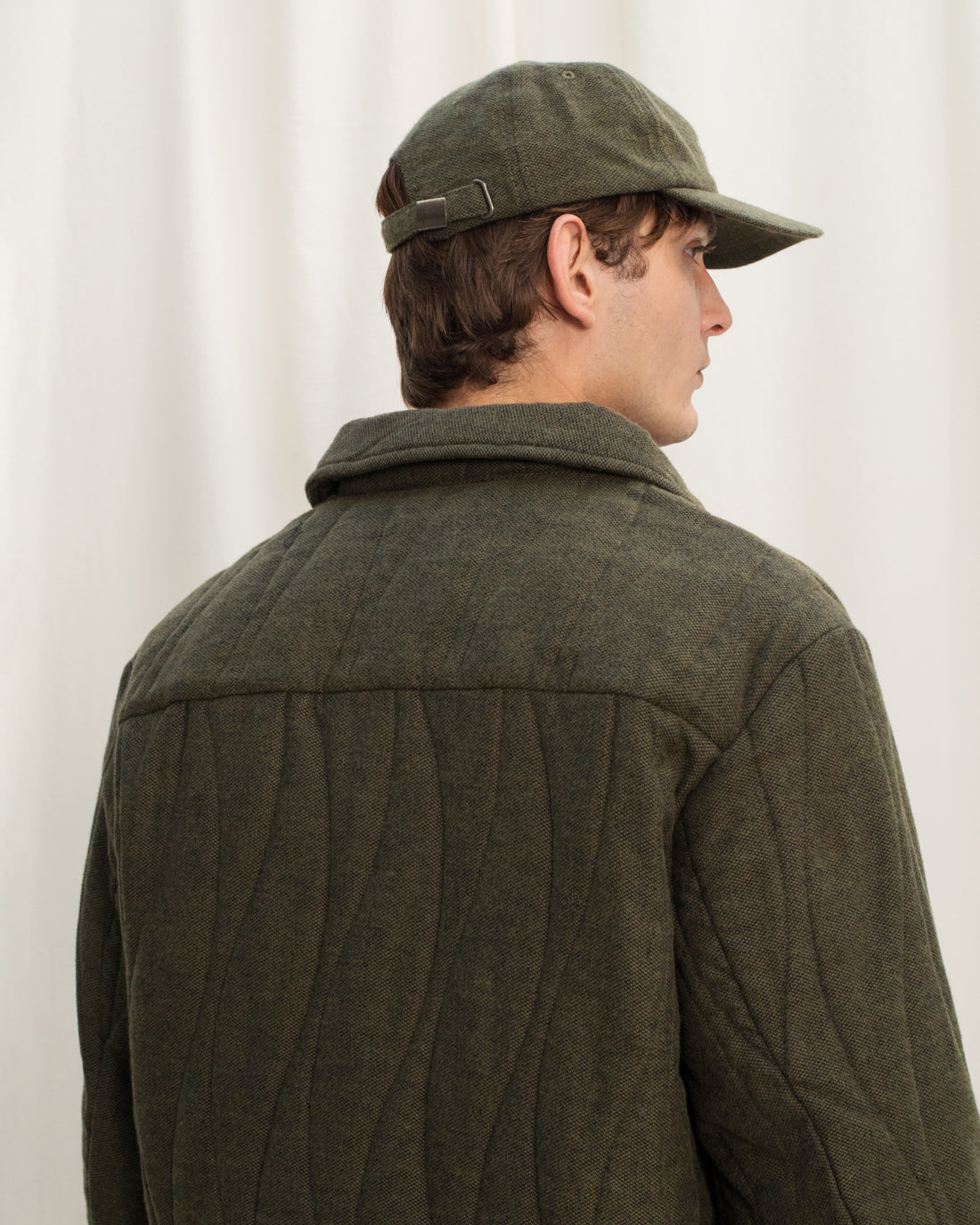 Quilt Jacket Organic Flannel in Green by Rotholz
