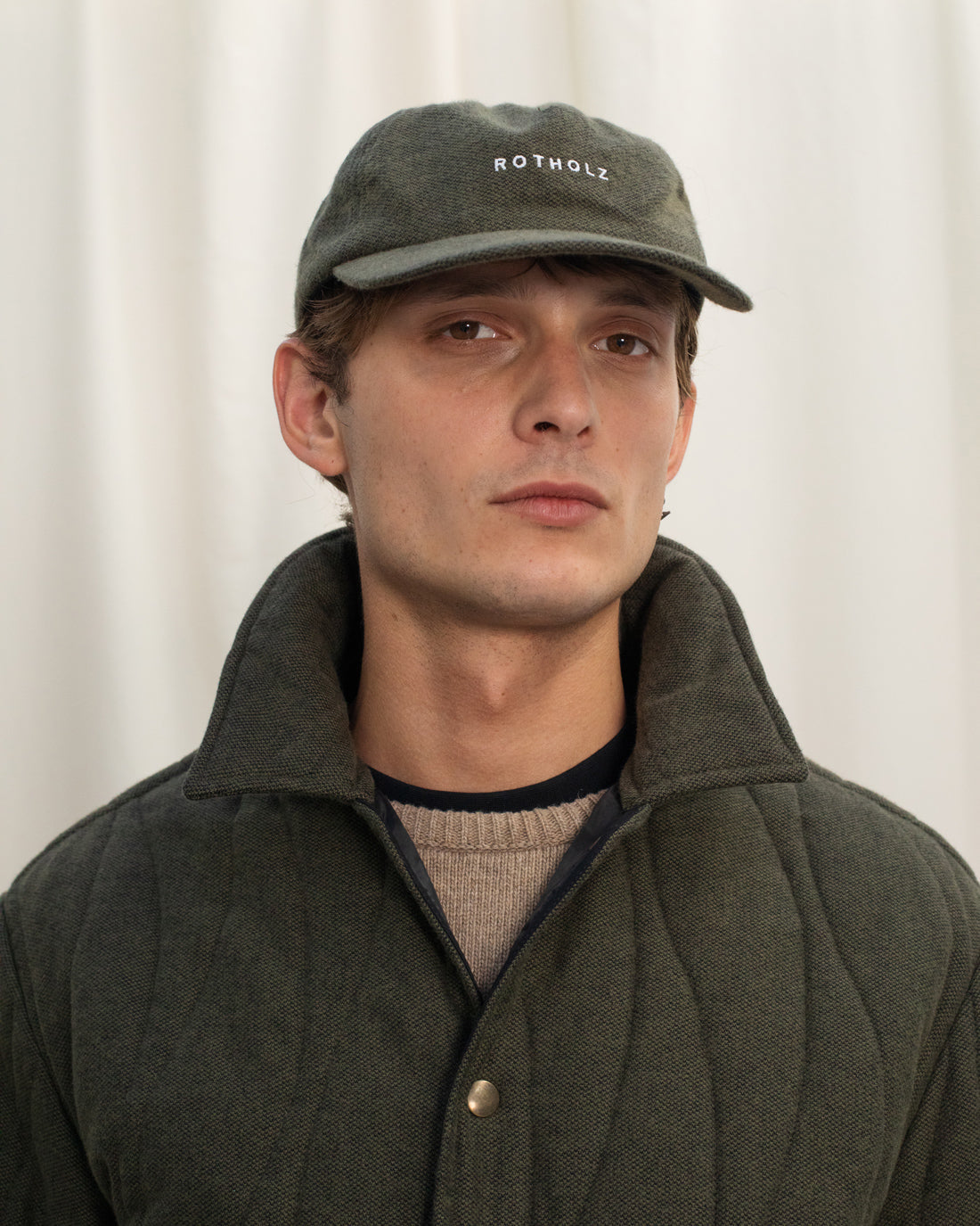 Quilt Jacket Organic Flannel in Green by Rotholz
