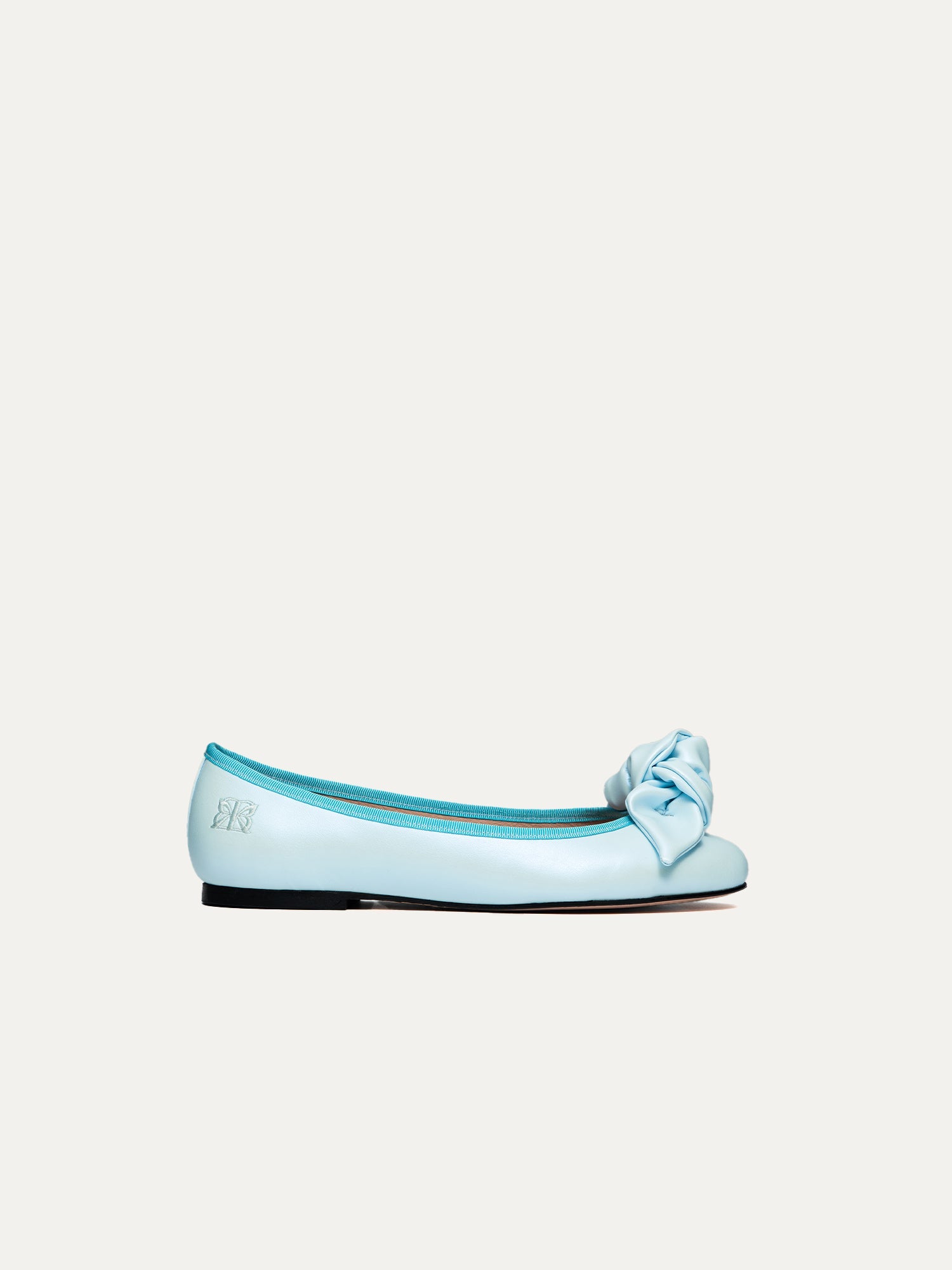 Bikkou 9:30AM Hearing in Court light blue vegan ballerina