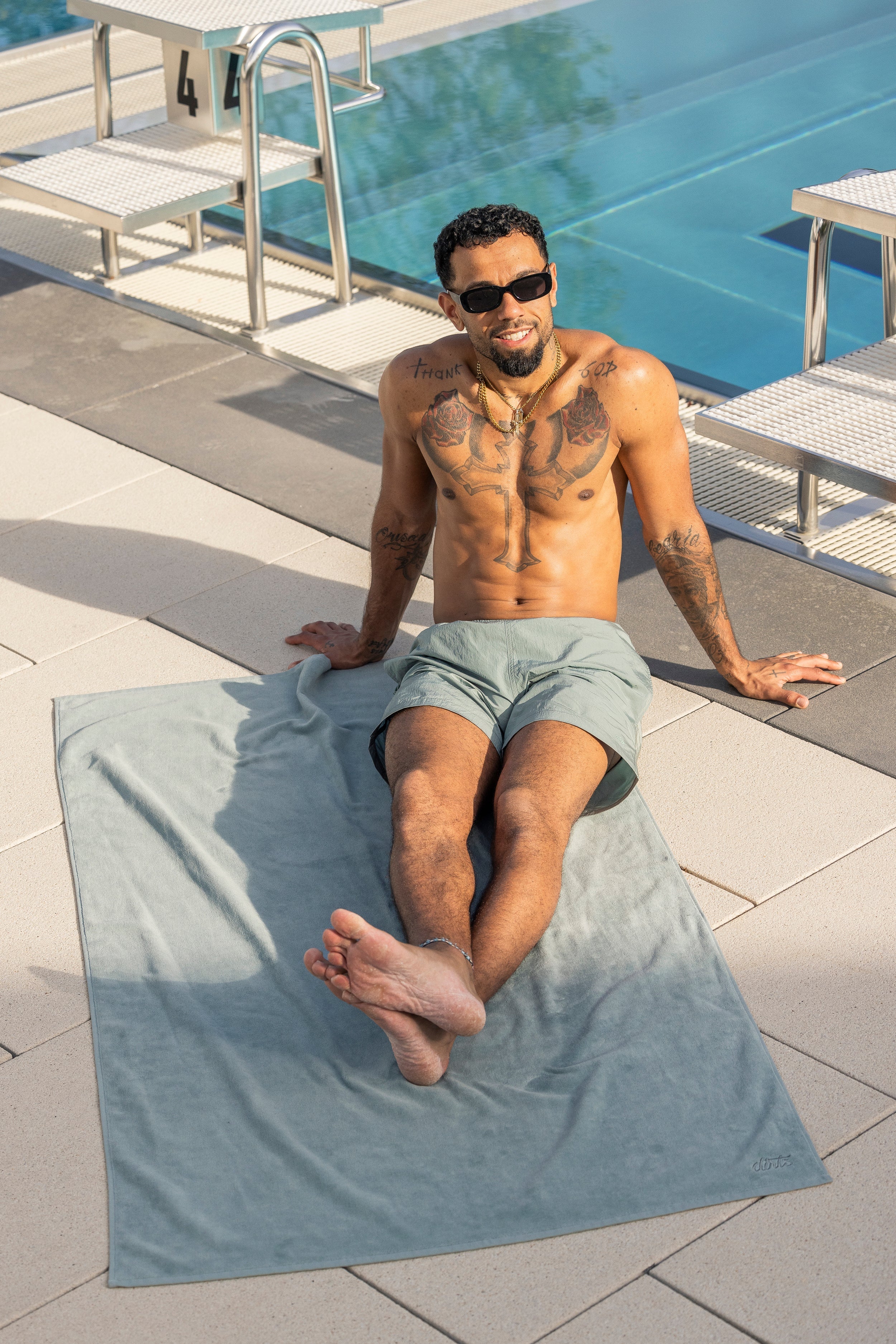 Serviette de bain The Towel de Dirts en coton biologique