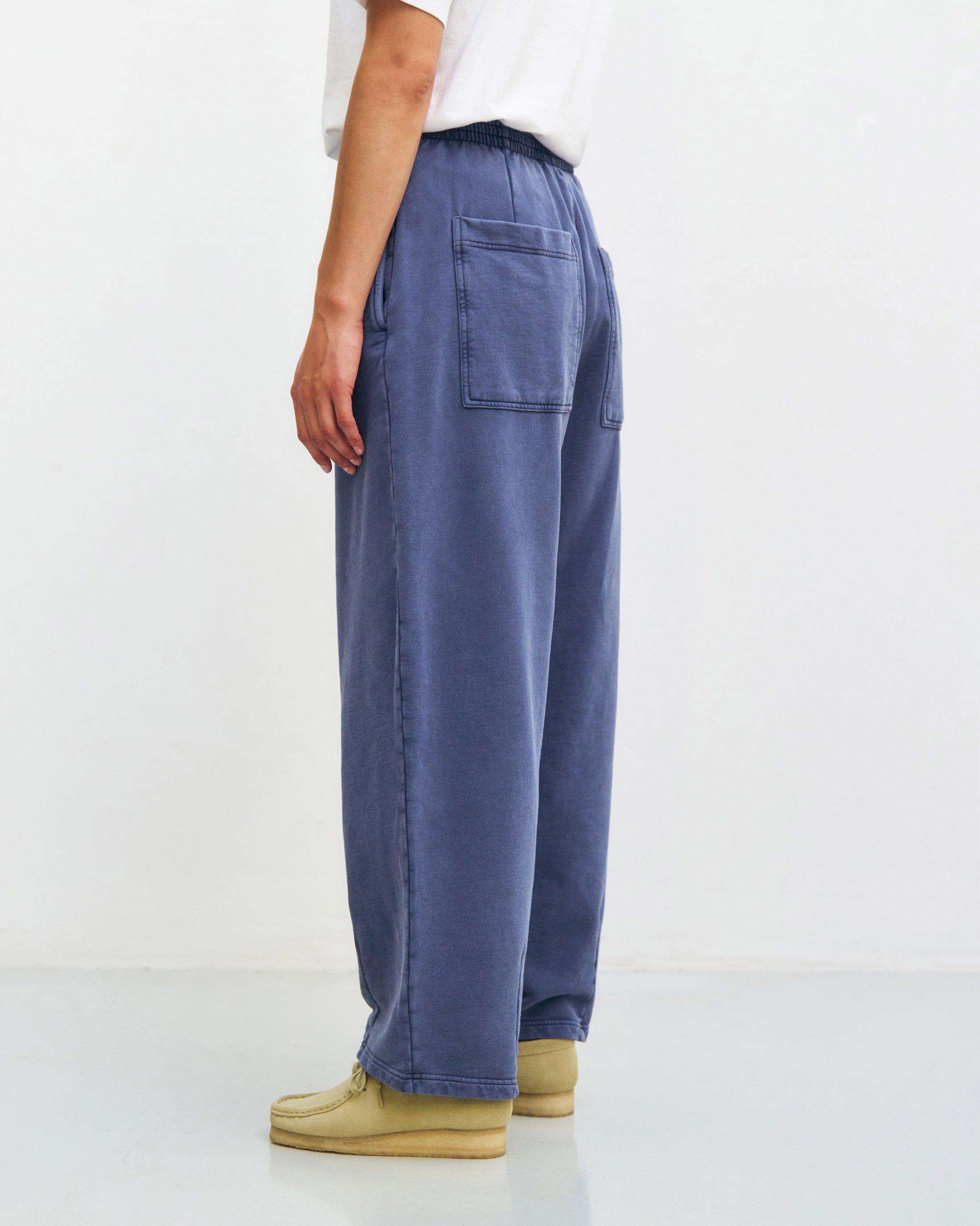 Blaue Sweathose aus 100% Bio-Baumwolle von Rotholz