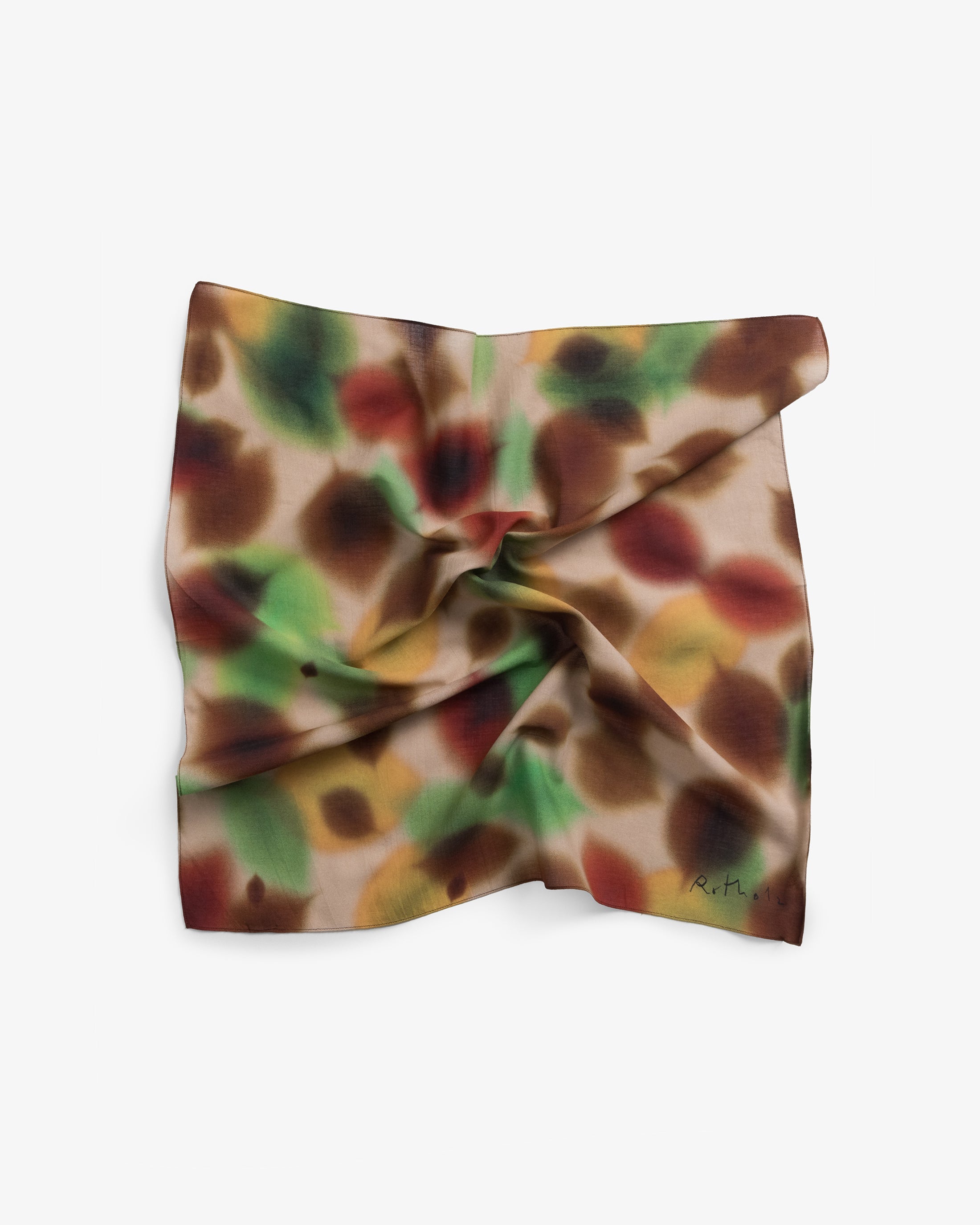 Bandana Leaves Print aus Bio-Baumwolle von Rotholz