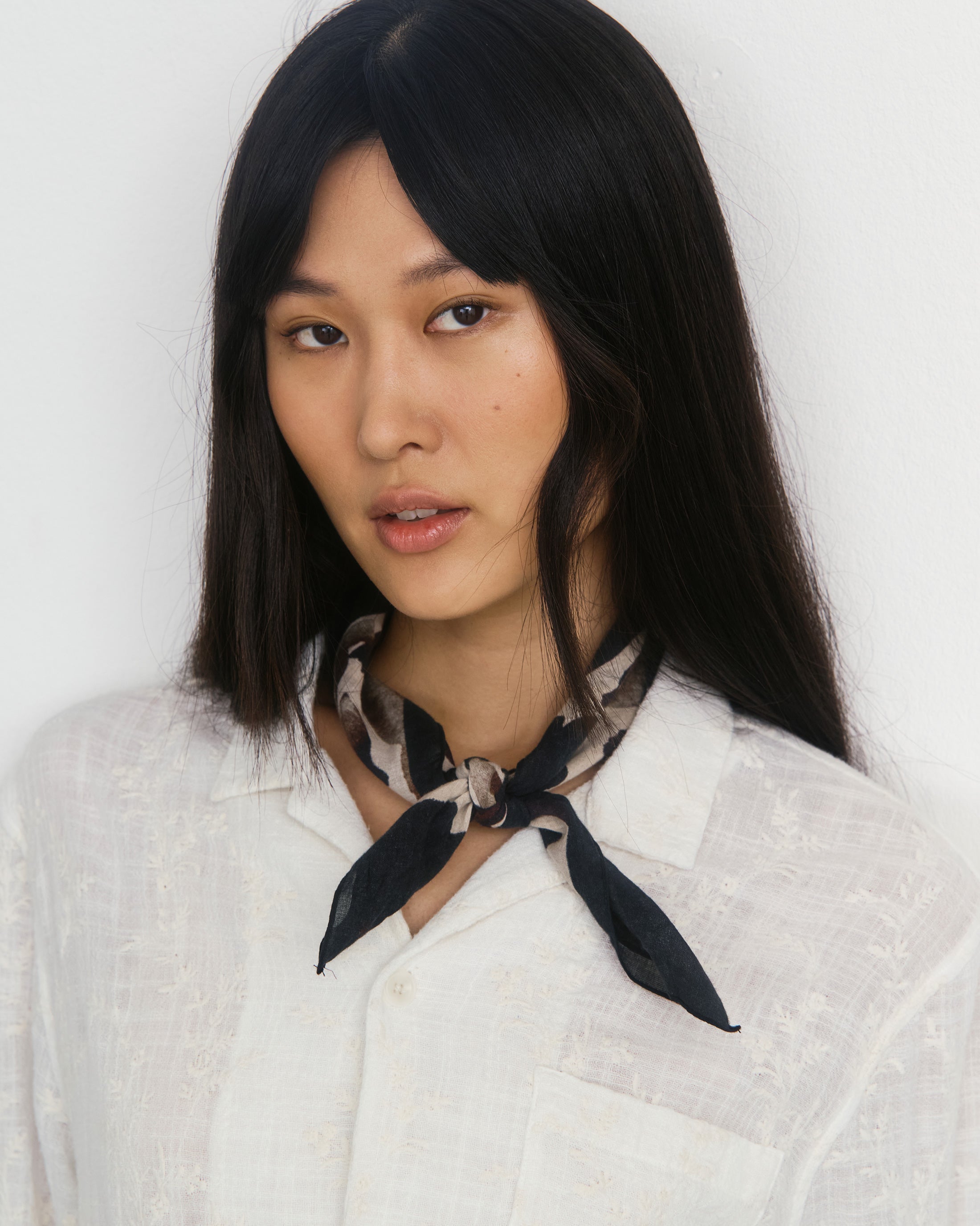 Bandana marron 100% coton bio par Rotholz