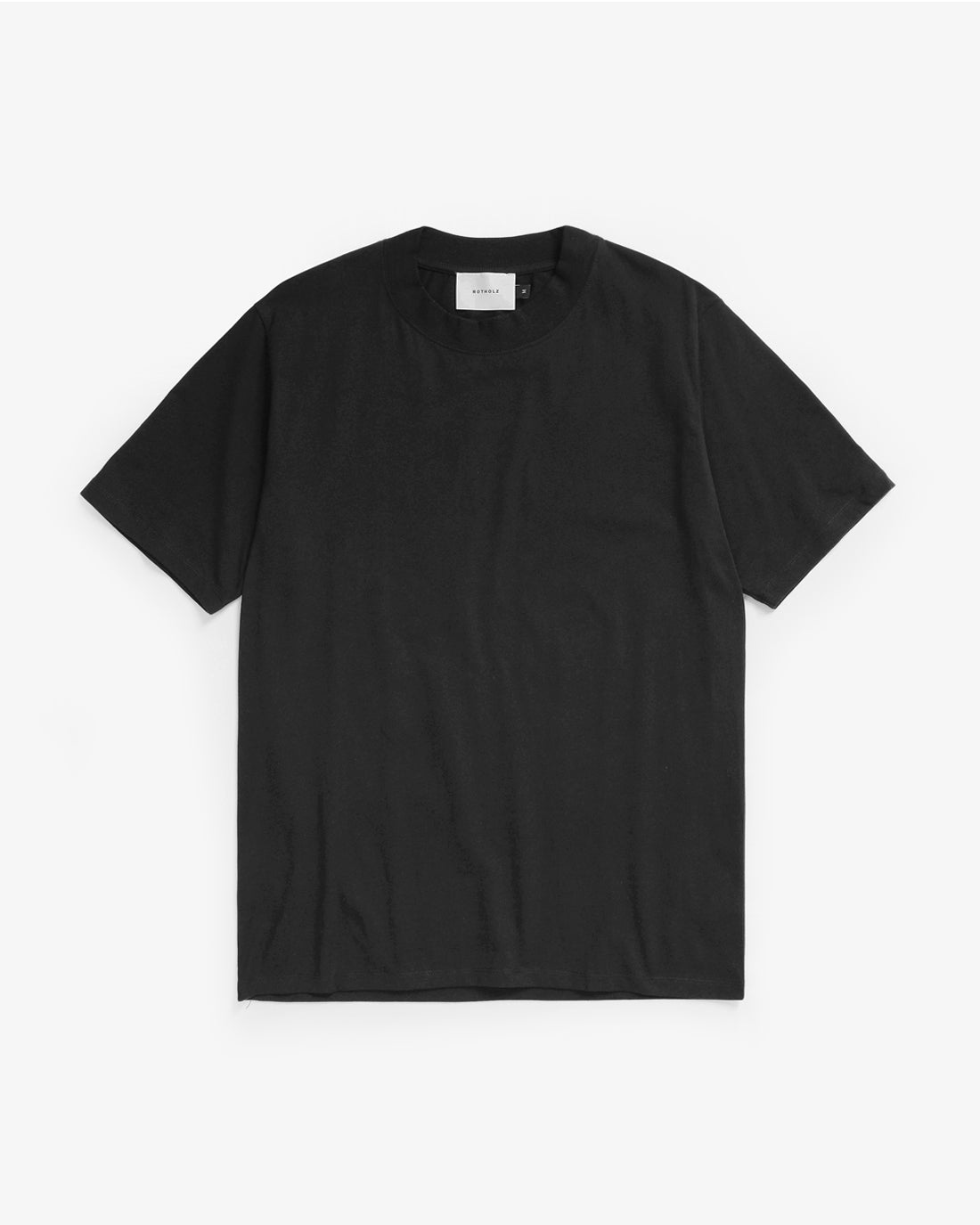 T-shirt noir en coton 100% biologique de Rotholz