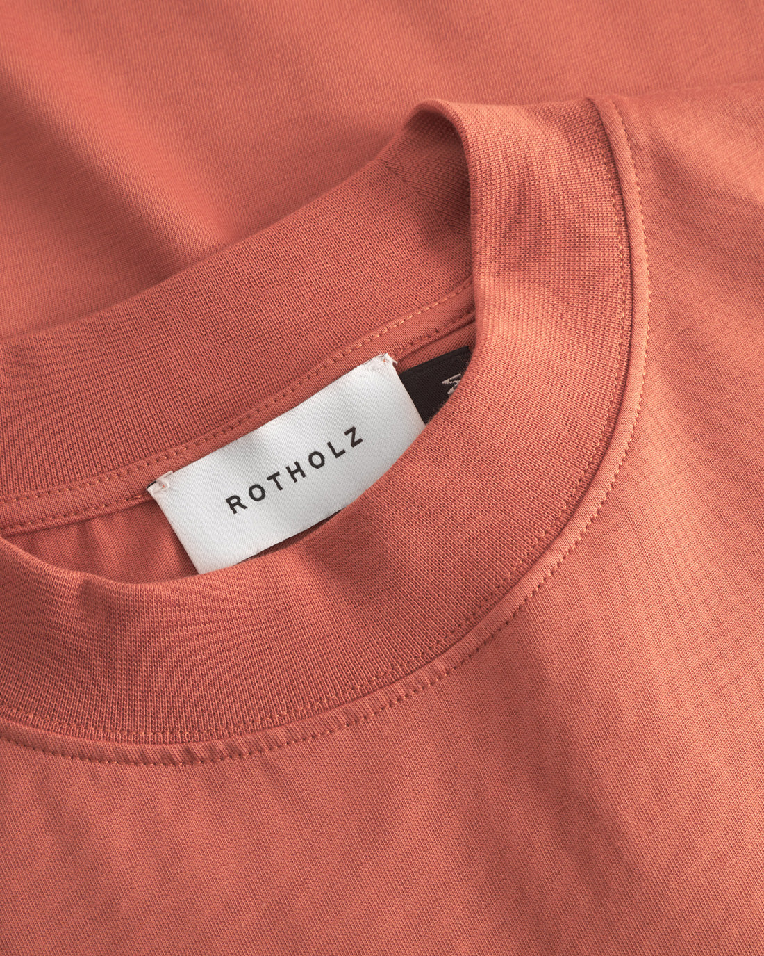 T-shirt rouge 100% coton biologique de Rotholz