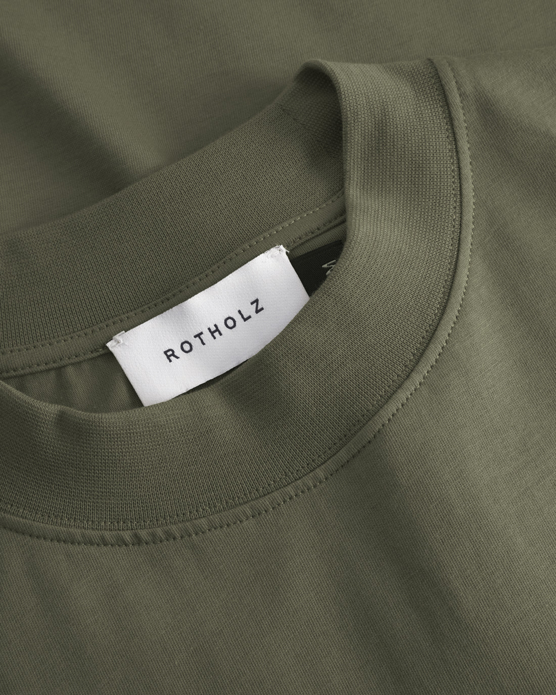 T-shirt vert foncé 100 % coton biologique de Rotholz