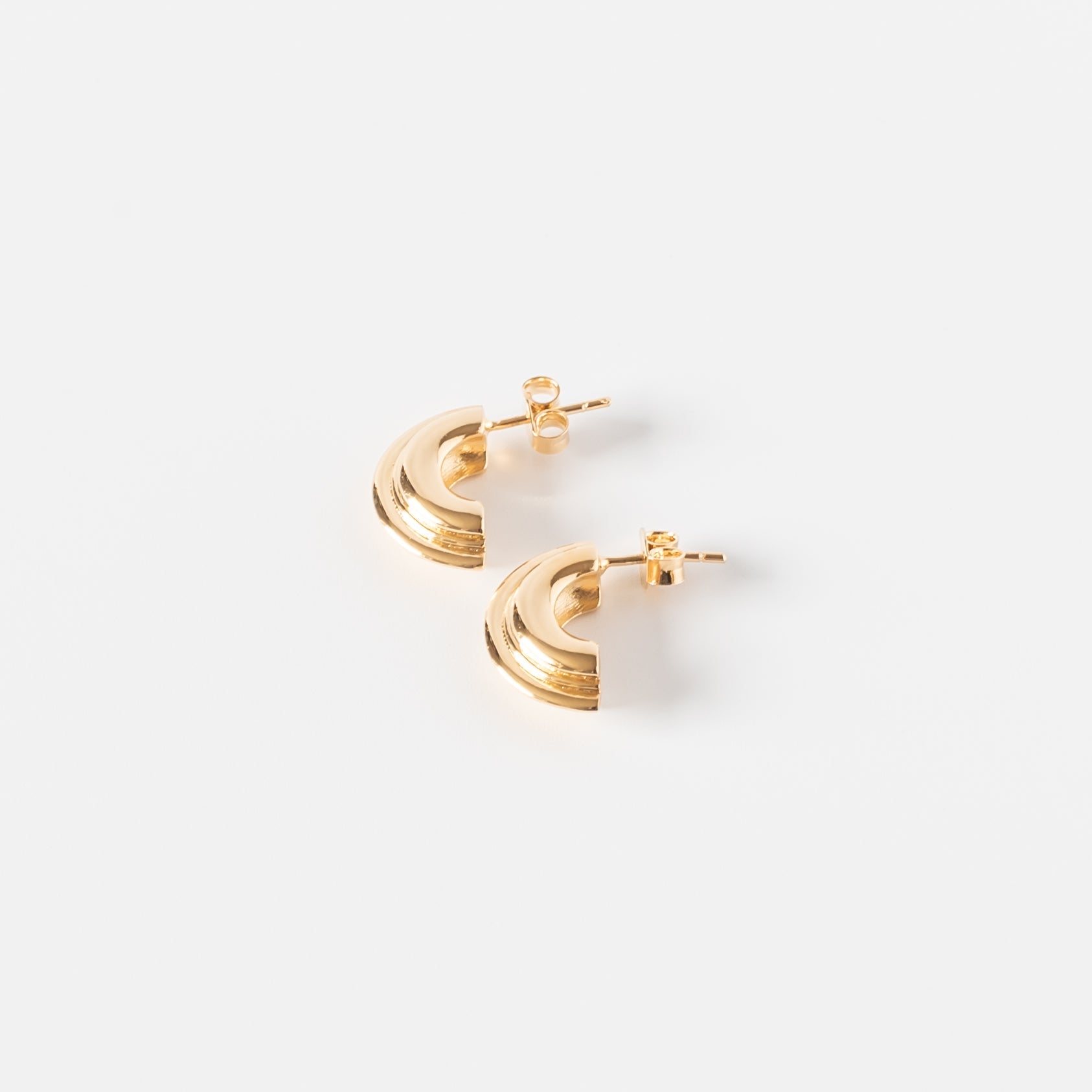 Petite bague demi-créole PNEUS
