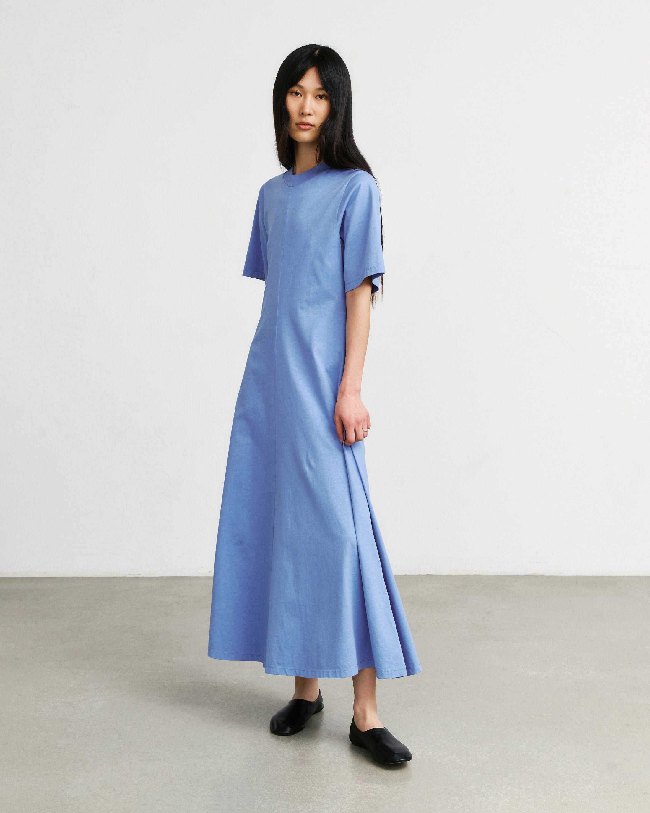Robe bleue en coton 100 % biologique de Rotholz