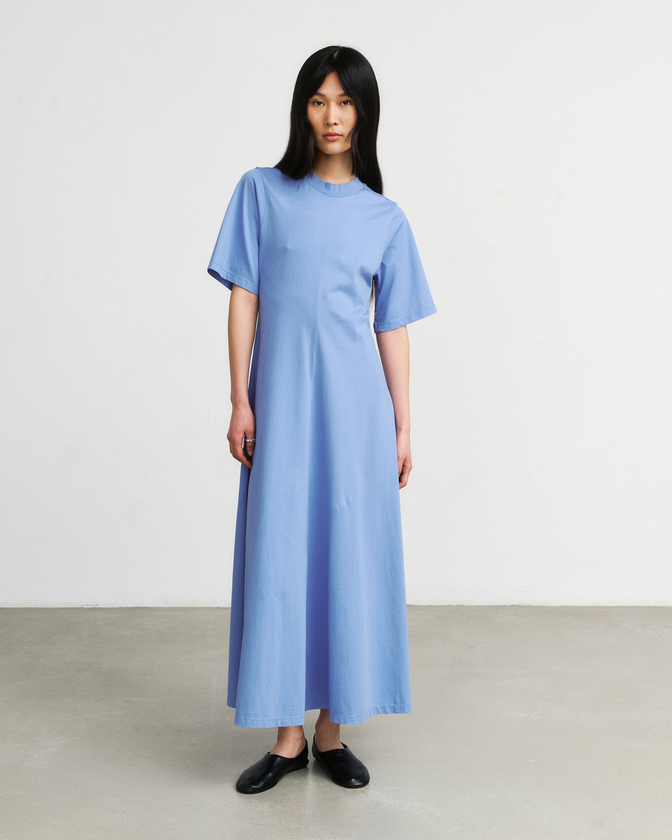 Robe bleue en coton 100 % biologique de Rotholz