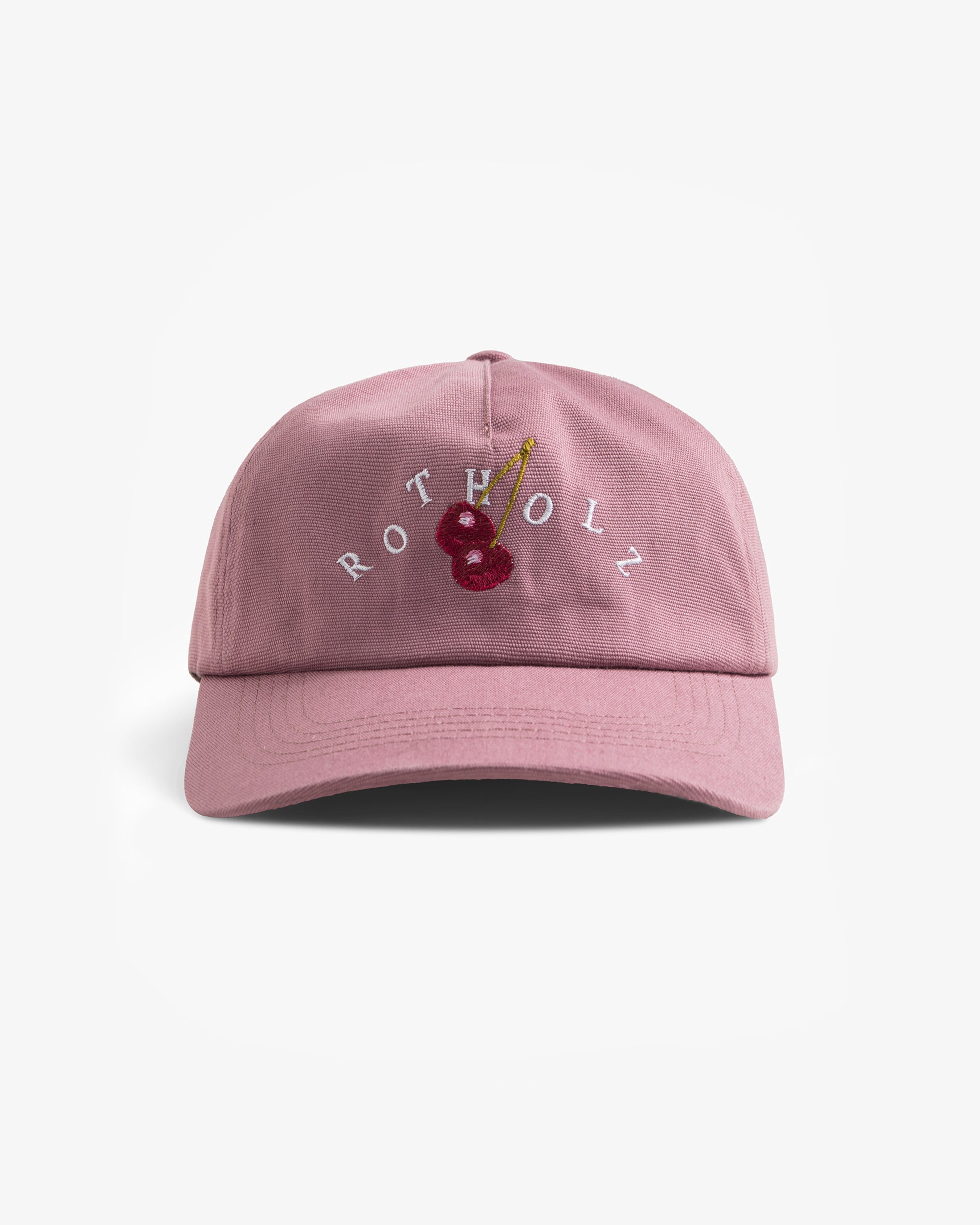 Pinke Cap Floppy Cherry Logo aus Bio-Baumwolle von Rotholz