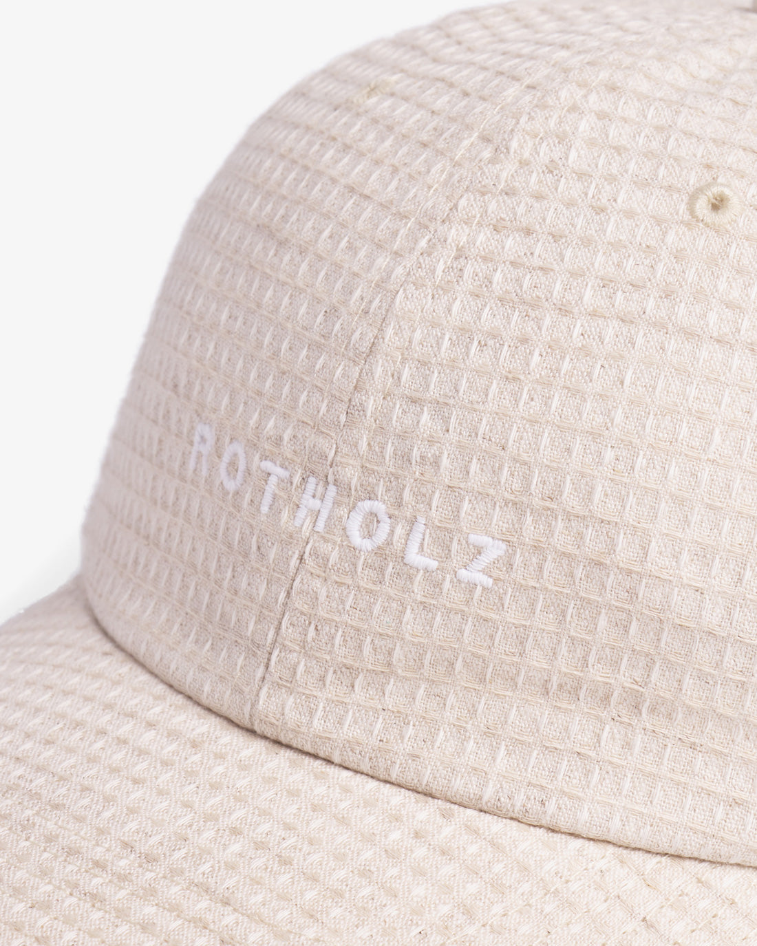 Beige Cap Waffle aus 100% Bio-Baumwollevon Rotholz