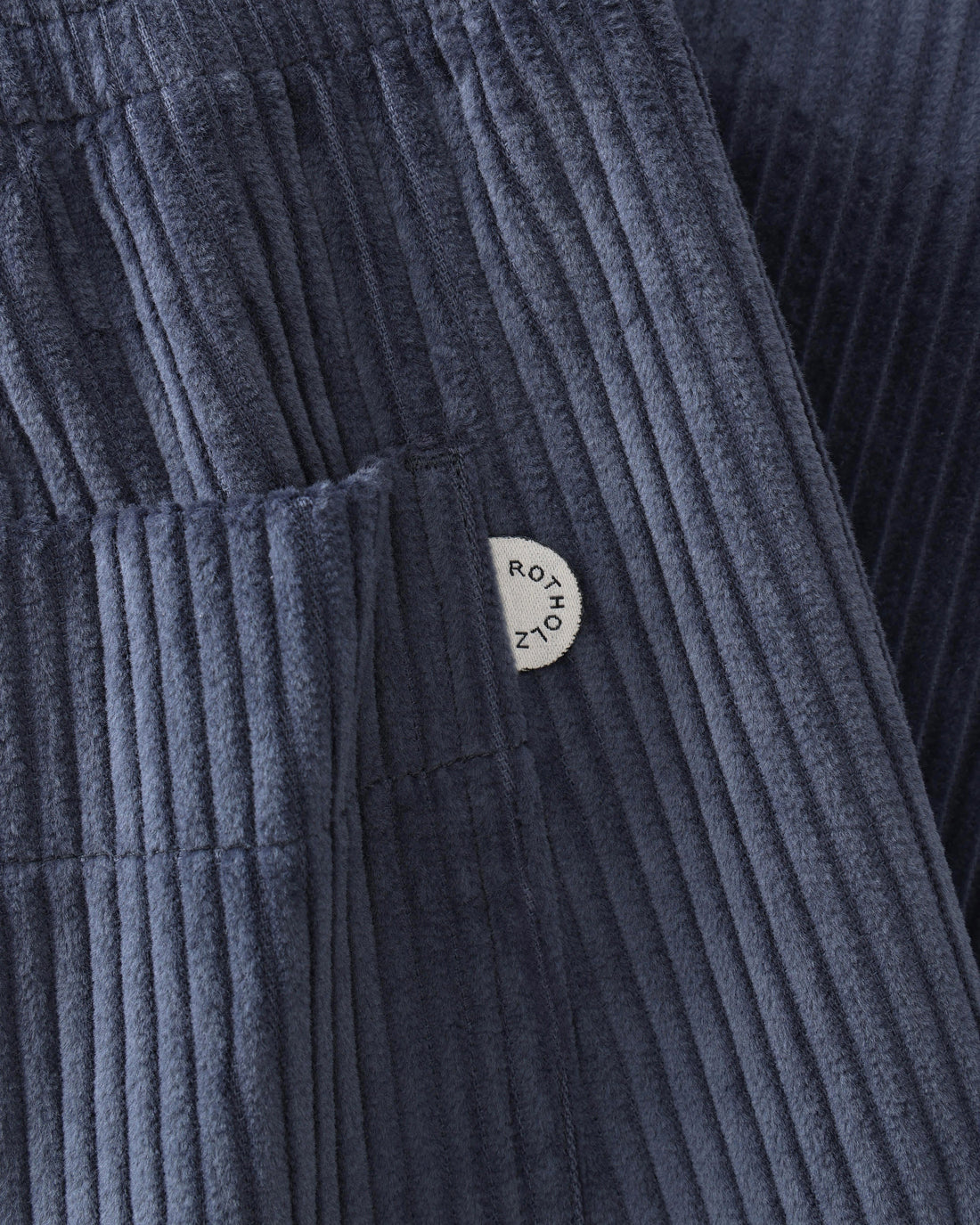 Blaue Kordhose aus 100% Bio-Baumwolle von Rotholz