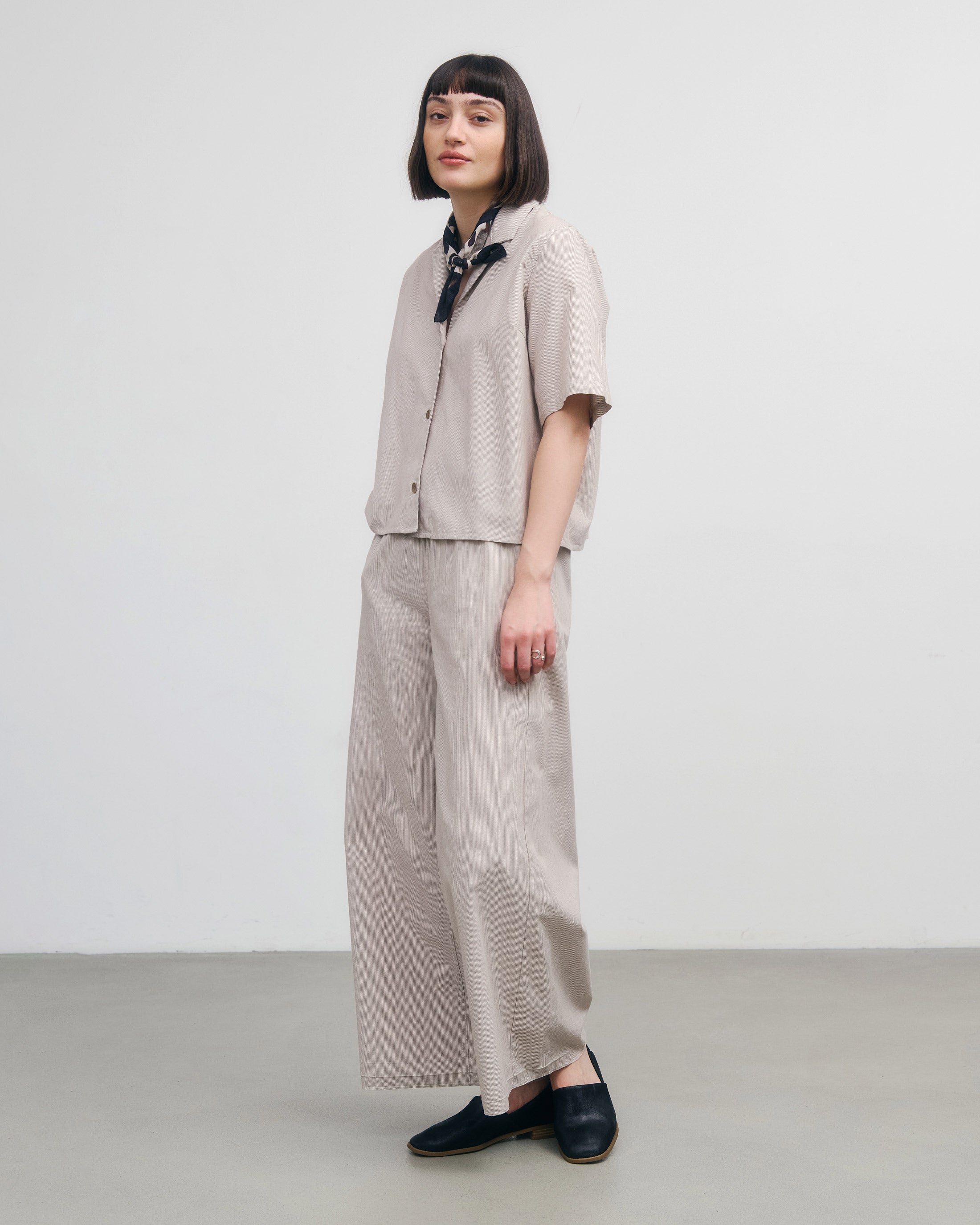 Beiges Hemd Bowling aus Bio-Baumwolle von Rotholz