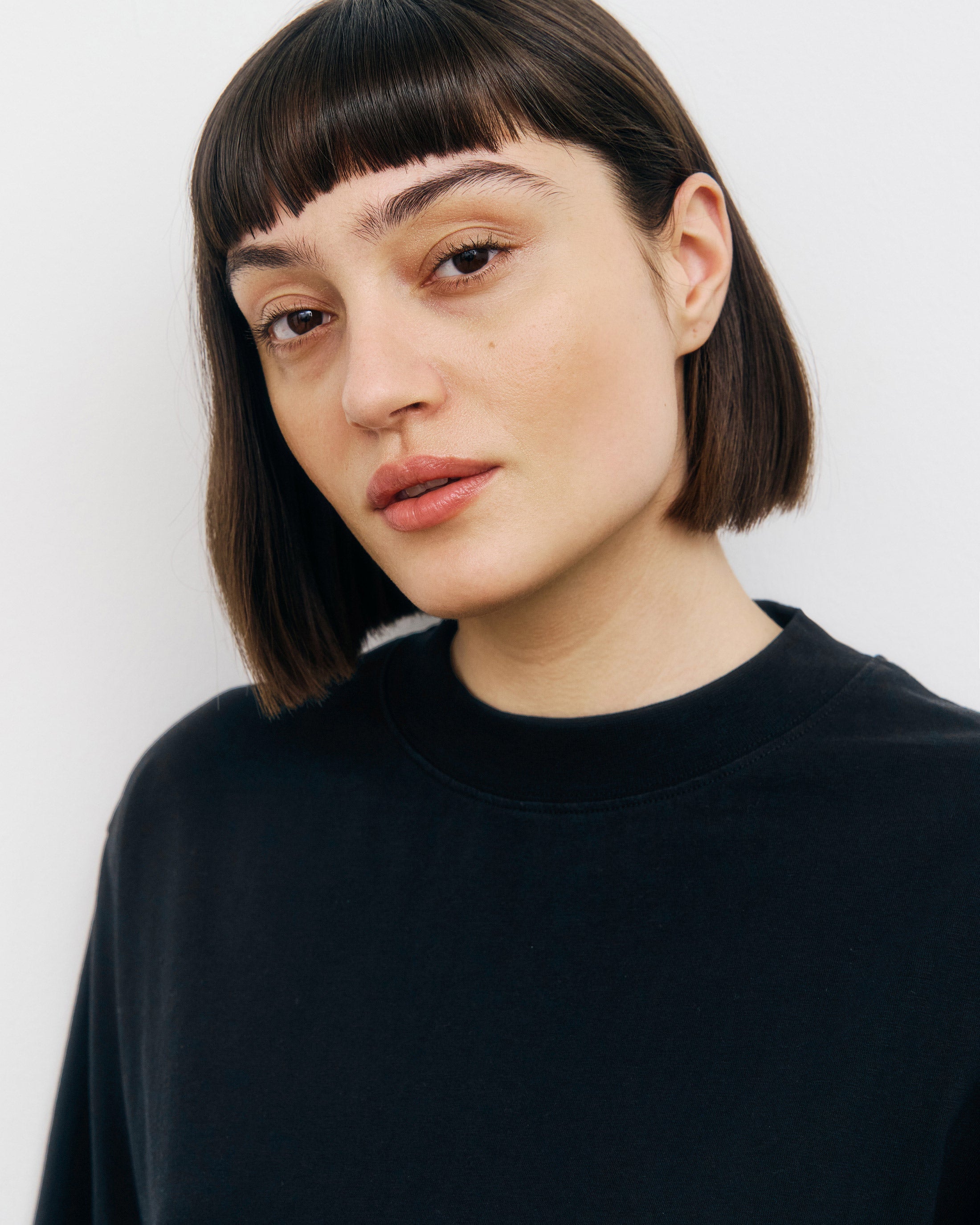 Schwarzes T-Shirt aus Bio-Baumwolle von Rotholz