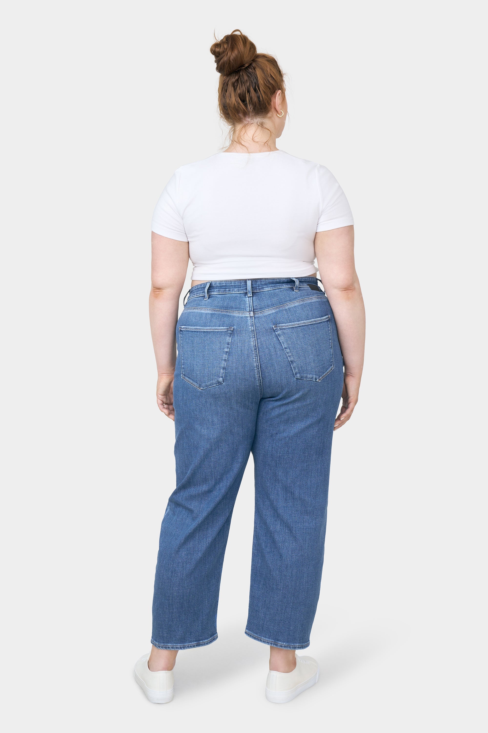 Blaue Jeans STARDUST O-Shape Curvy aus Bio-Baumwolle von Dawn Denim