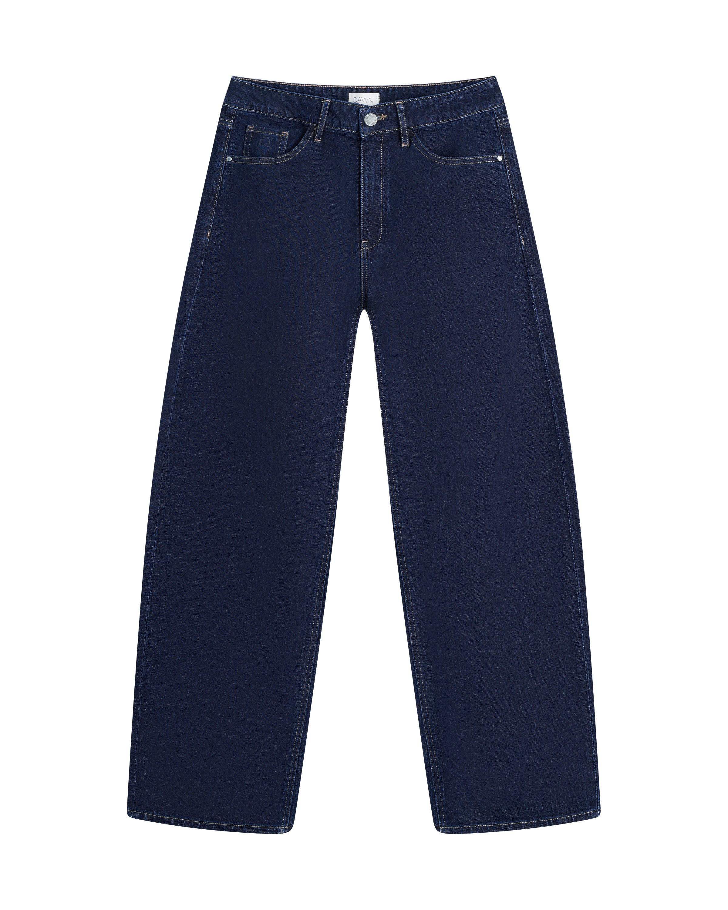 Dunkelblaue Jeans ASH Barrel Leg Classic aus Bio-Baumwolle von Dawn Denim