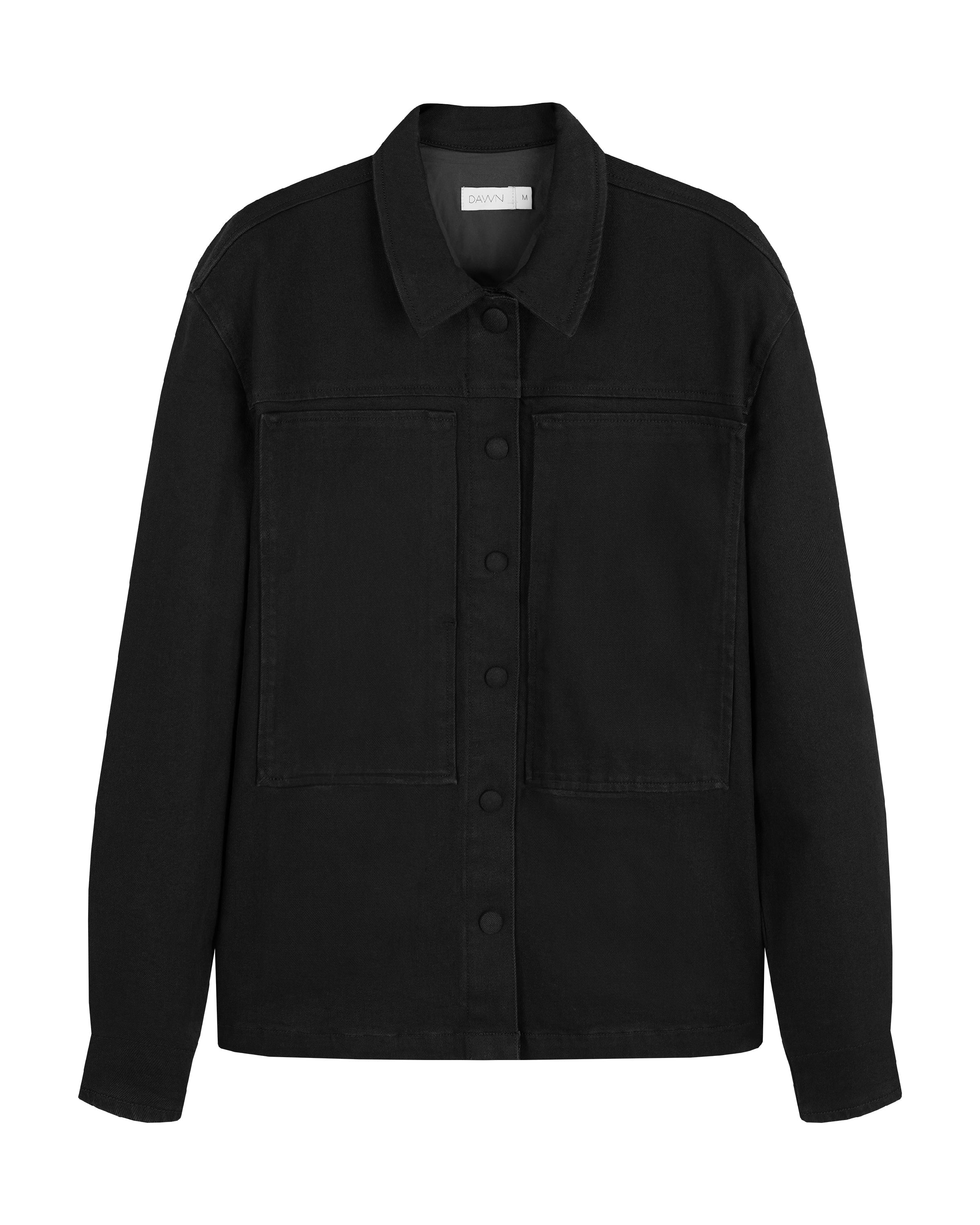 Schwarze Jacke Quiet aus Lyocell Tencel von Dawn Denim