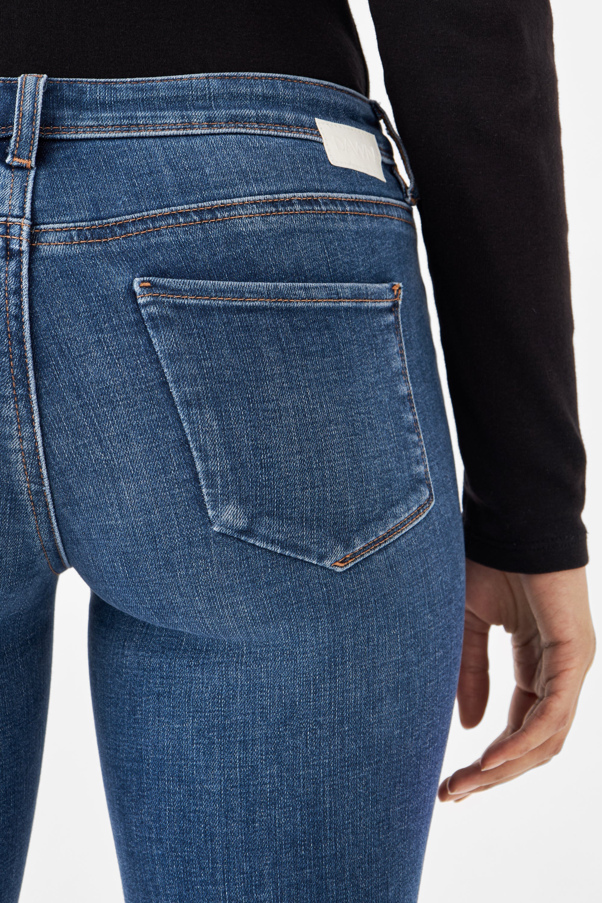 Blaue Jeans MID SUN Slim Design aus Bio-Baumwolle von Dawn Denim