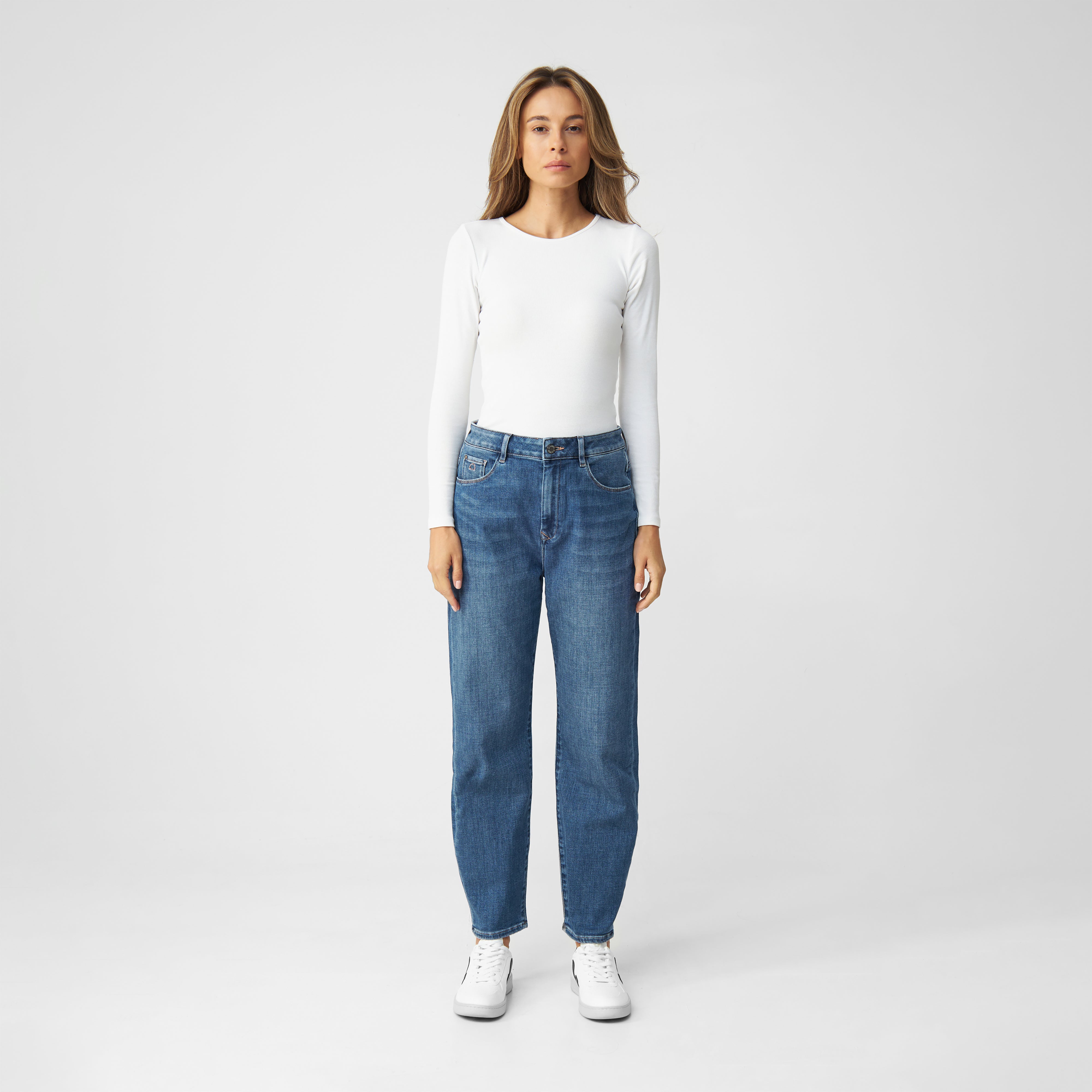 Blaue Jeans STARDUST O-Shape Classic aus Bio-Baumwolle von Dawn Denim