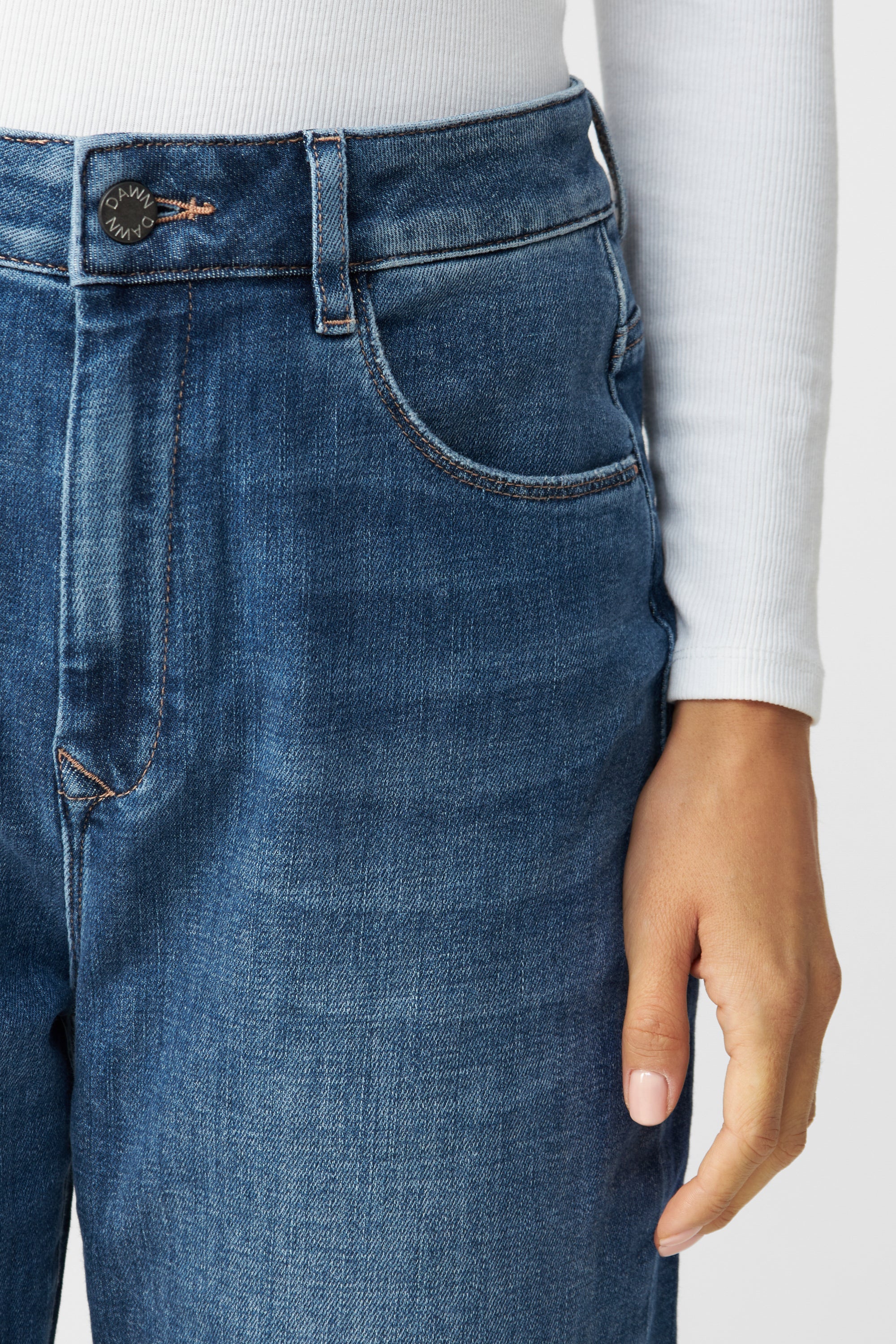 Blaue Jeans STARDUST O-Shape Classic aus Bio-Baumwolle von Dawn Denim