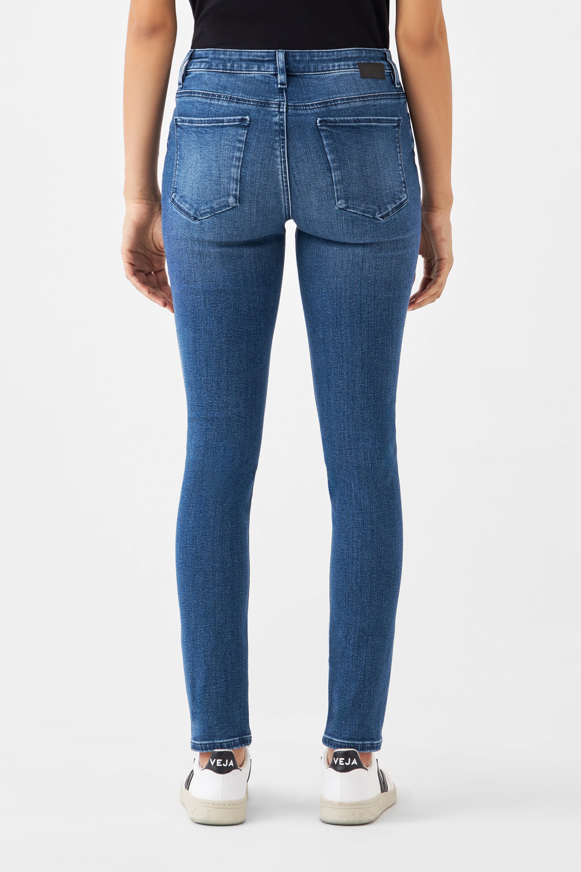 Blaue Jeans SUN UP Skinny Basic aus Bio-Baumwolle von Dawn Denim