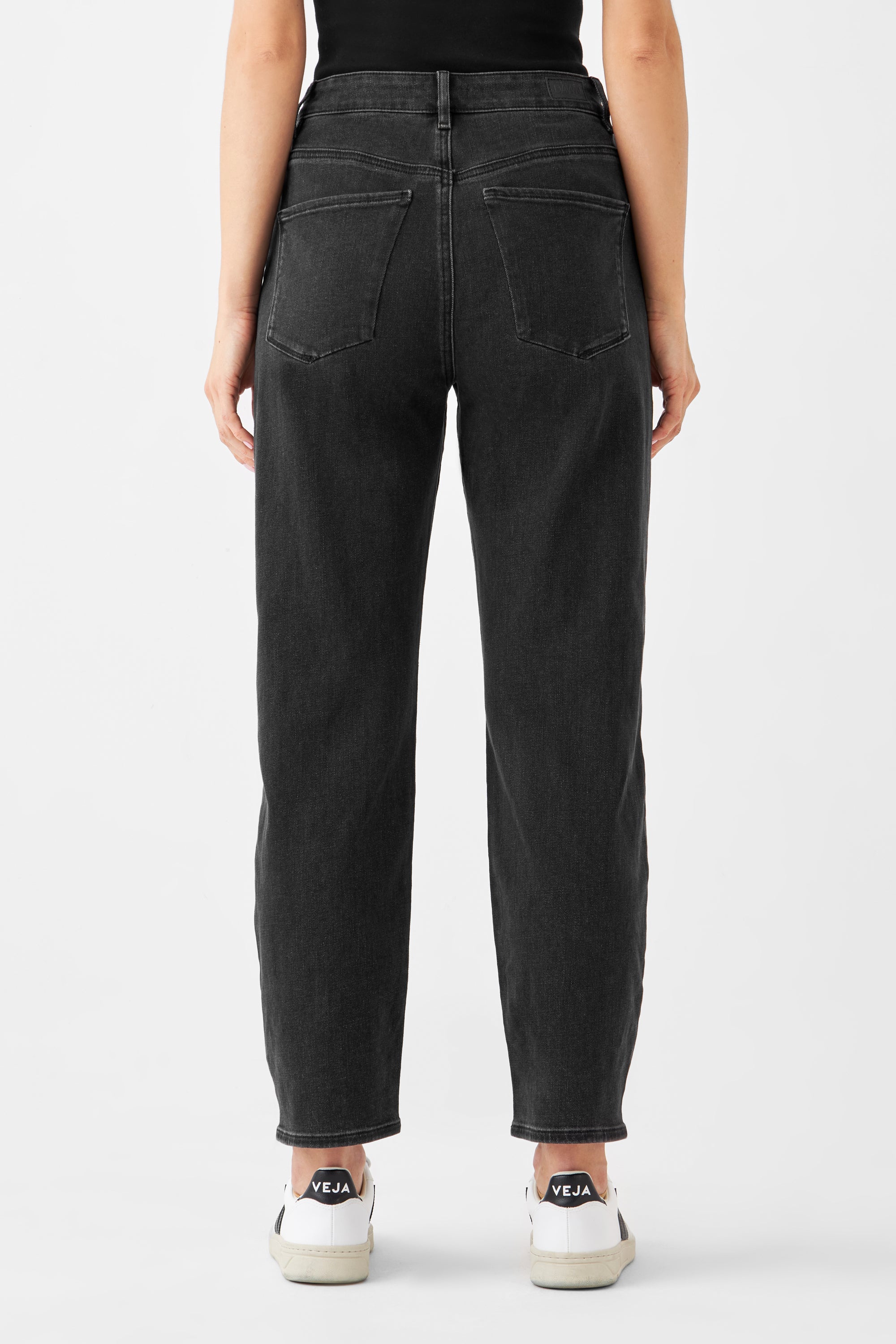 Schwarze Jeans STARDUST O-Shape aus Bio-Baumwolle von Dawn Denim