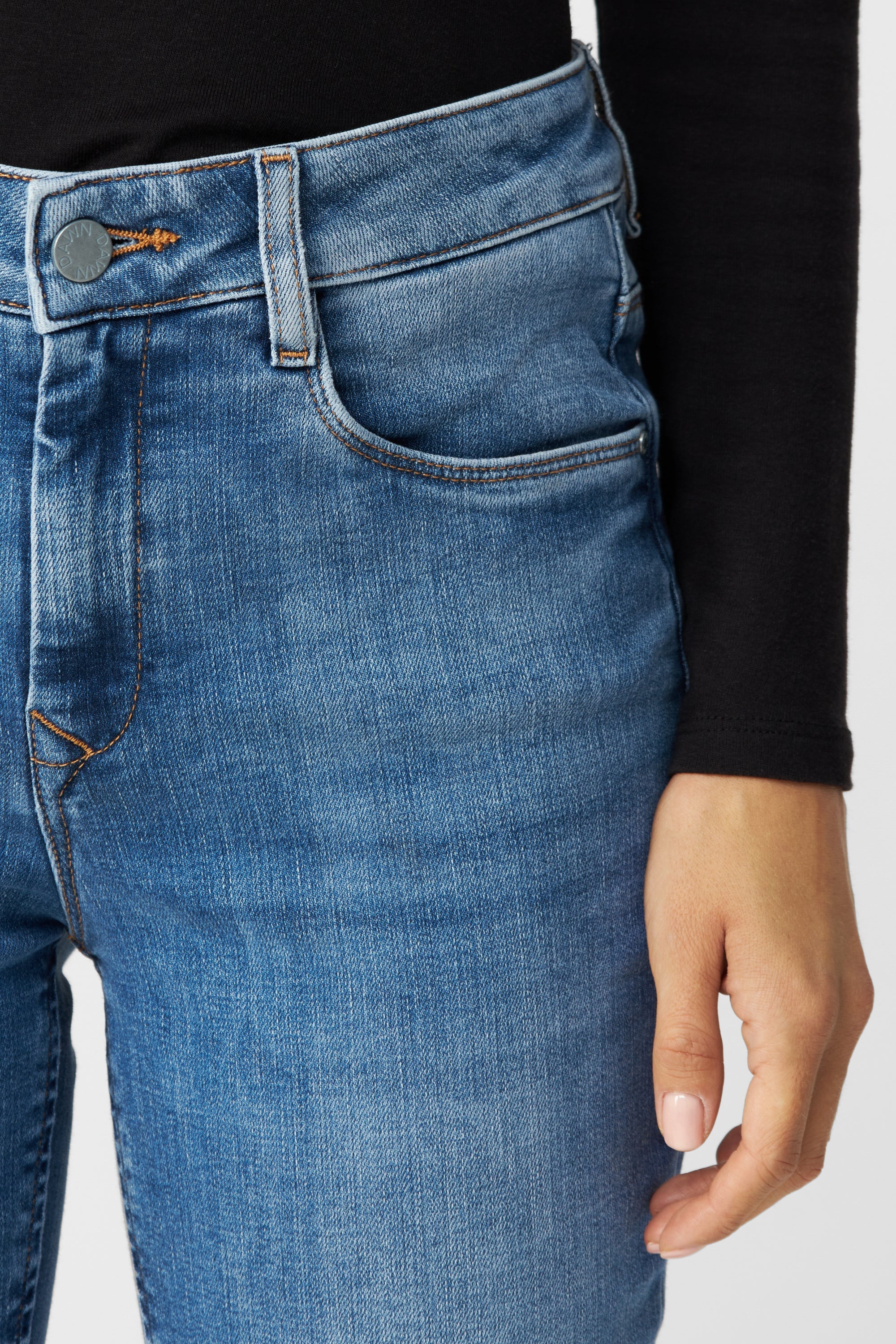 Blaue Jeans STELLAR Slim Classic aus Bio-Baumwolle von Dawn Denim