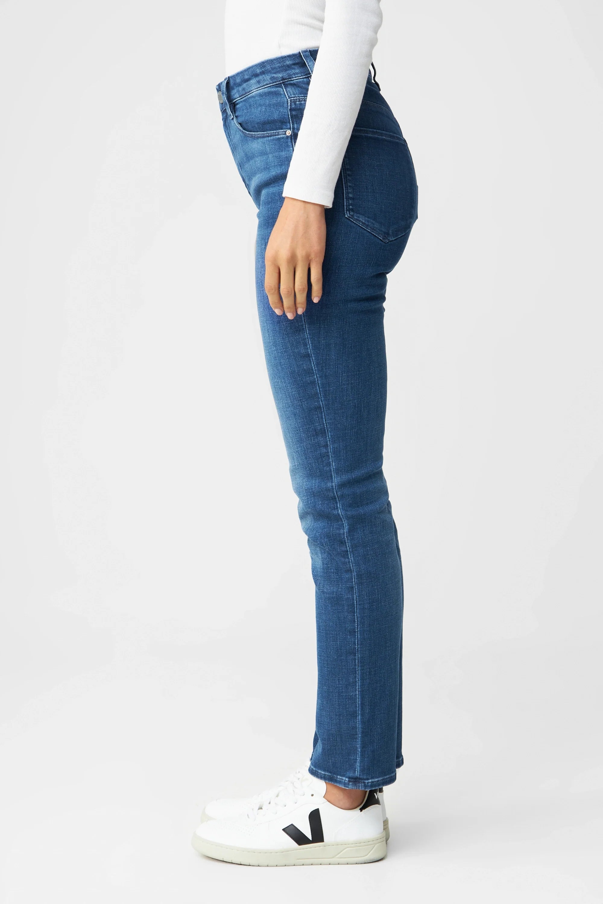 Blue STELLAR Slim Classic jeans made from organic cotton by Dawn Denim