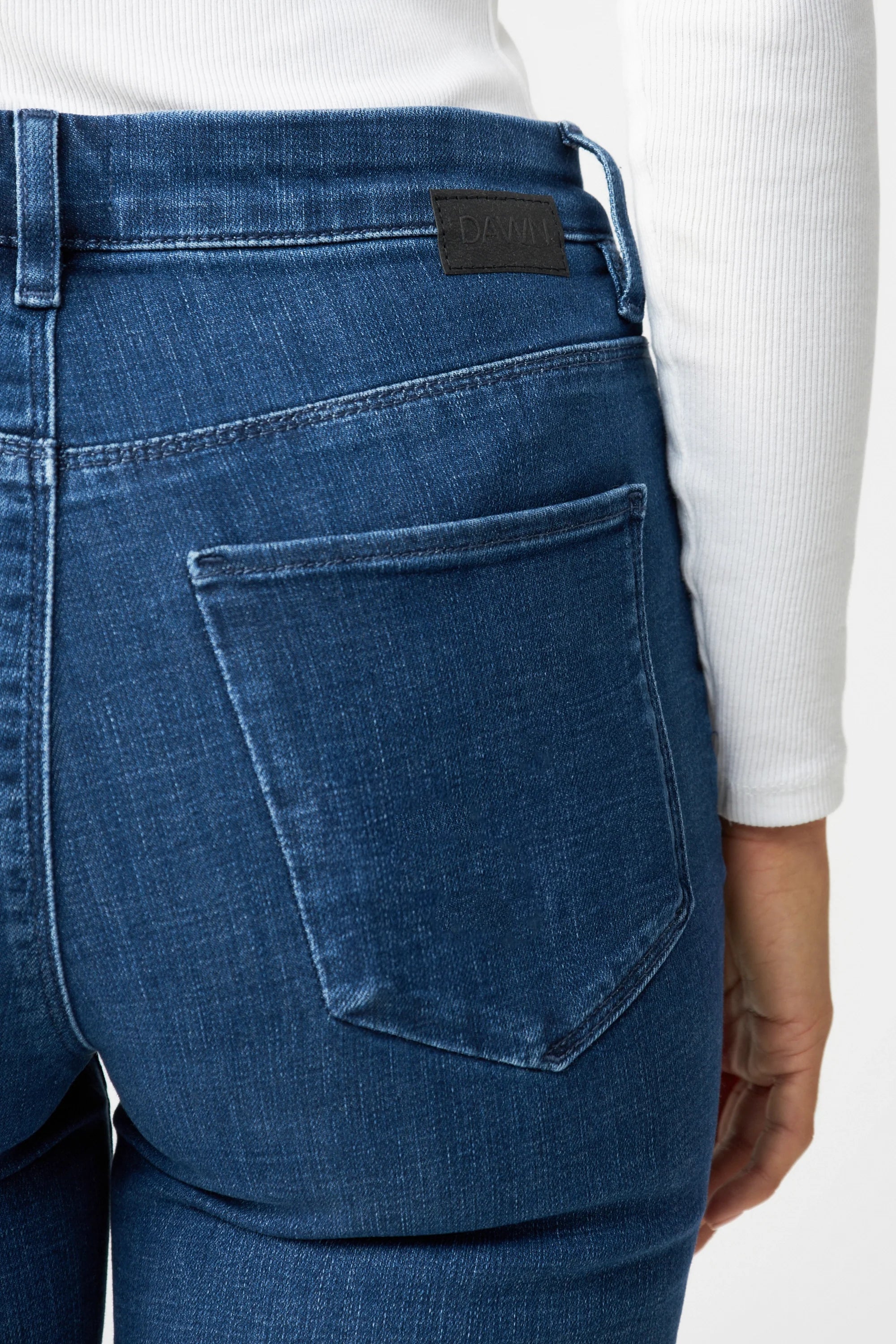 Blue STELLAR Slim Classic jeans made from organic cotton by Dawn Denim