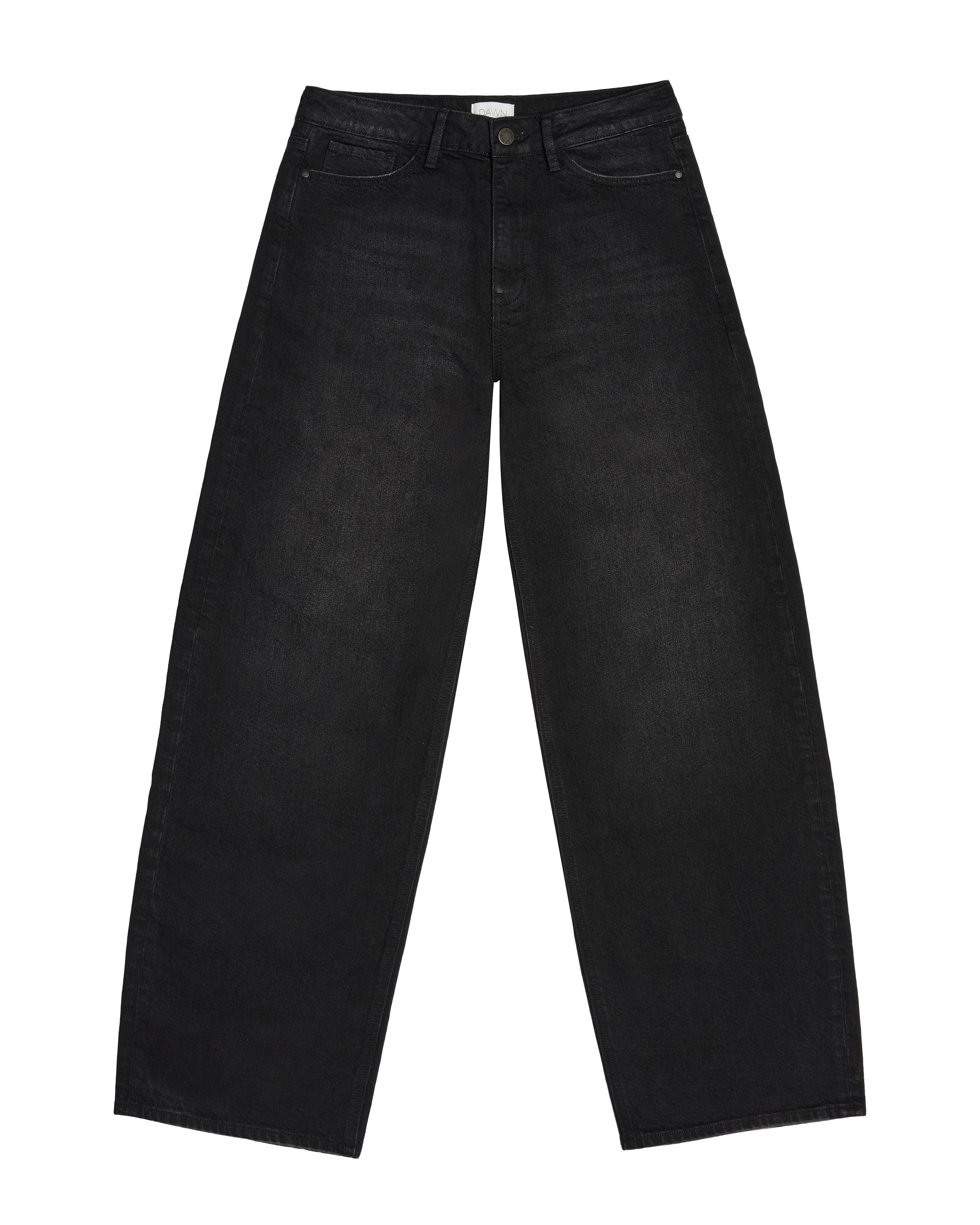 Schwarze Jeans ASH Barrel Leg aus Bio-Baumwolle von Dawn Denim