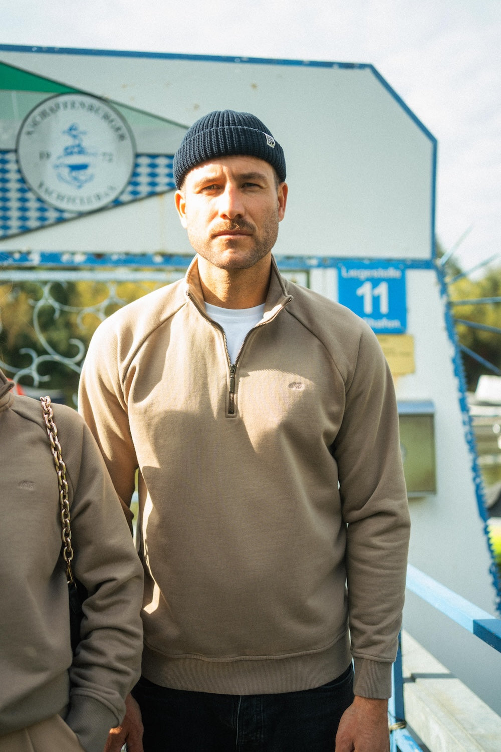 Quarter Zip Raglan aus Bio Baumwolle von Dirts