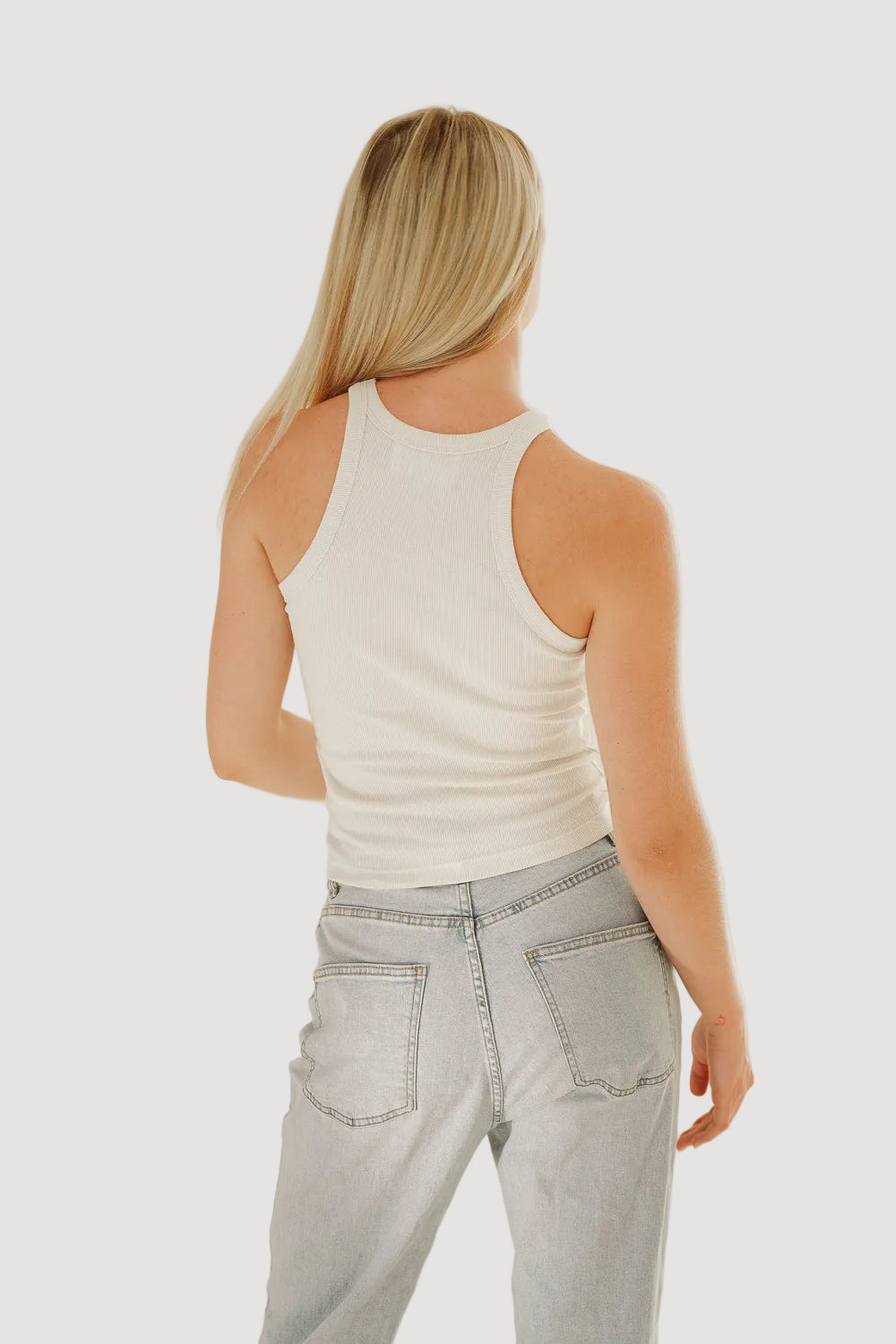 Top blanc HANNA en coton 100% biologique de Pura Clothing