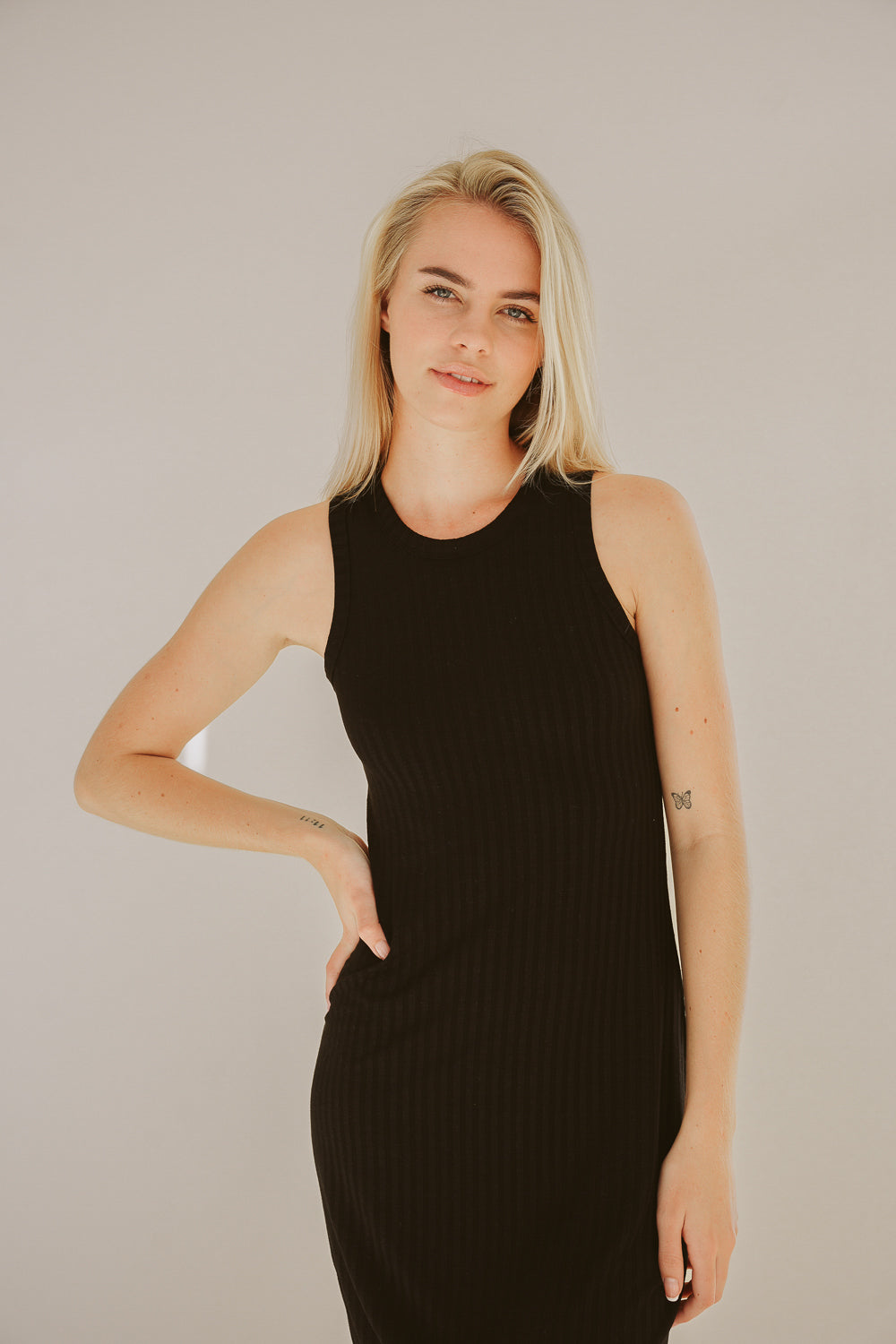 Black dress LOOLA made of Tencel by Pura Clothing