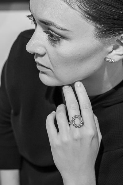 Stud earrings Reborn (Dali')