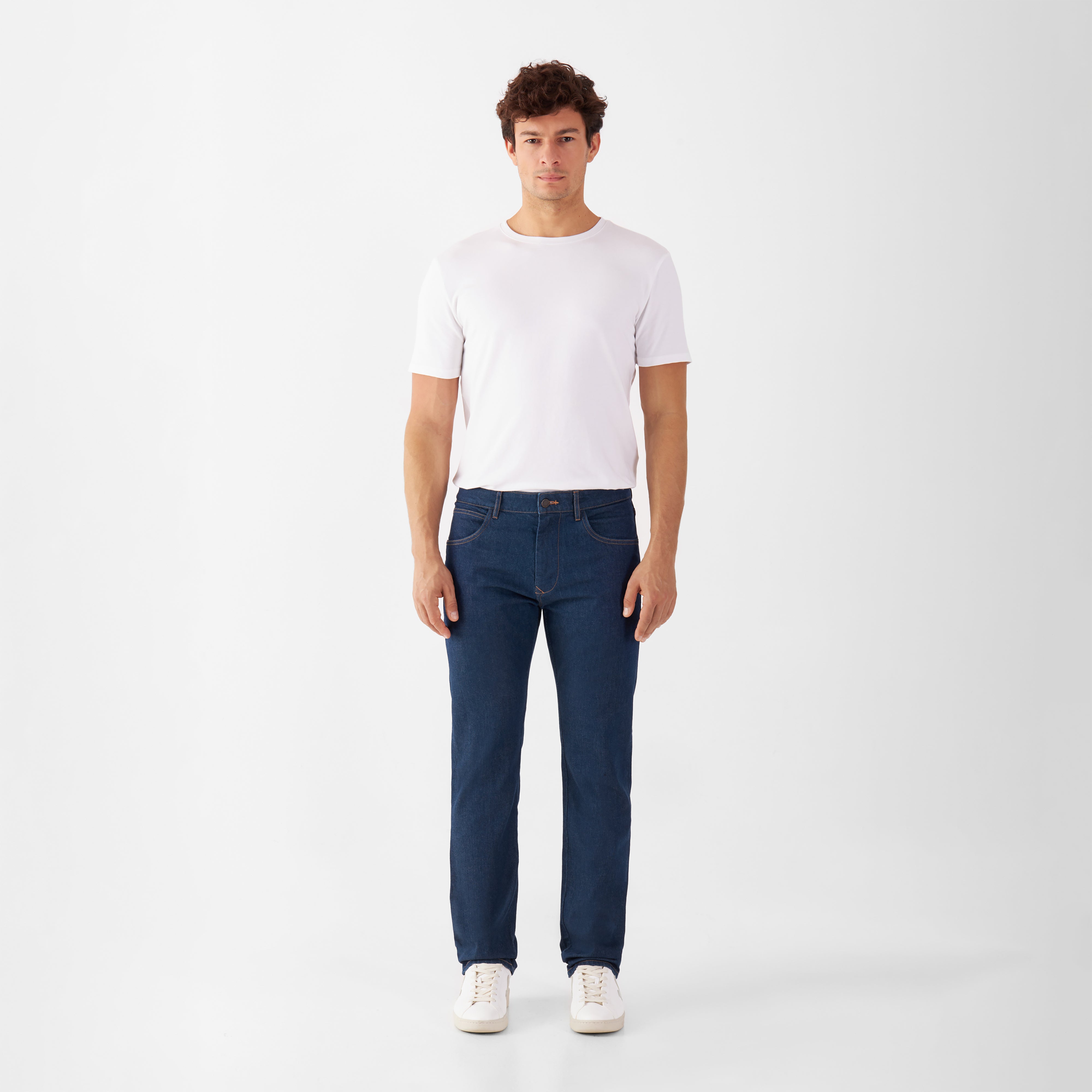 Blaue Jeans DUSK Regular Straight aus Bio-Baumwolle von Dawn Denim