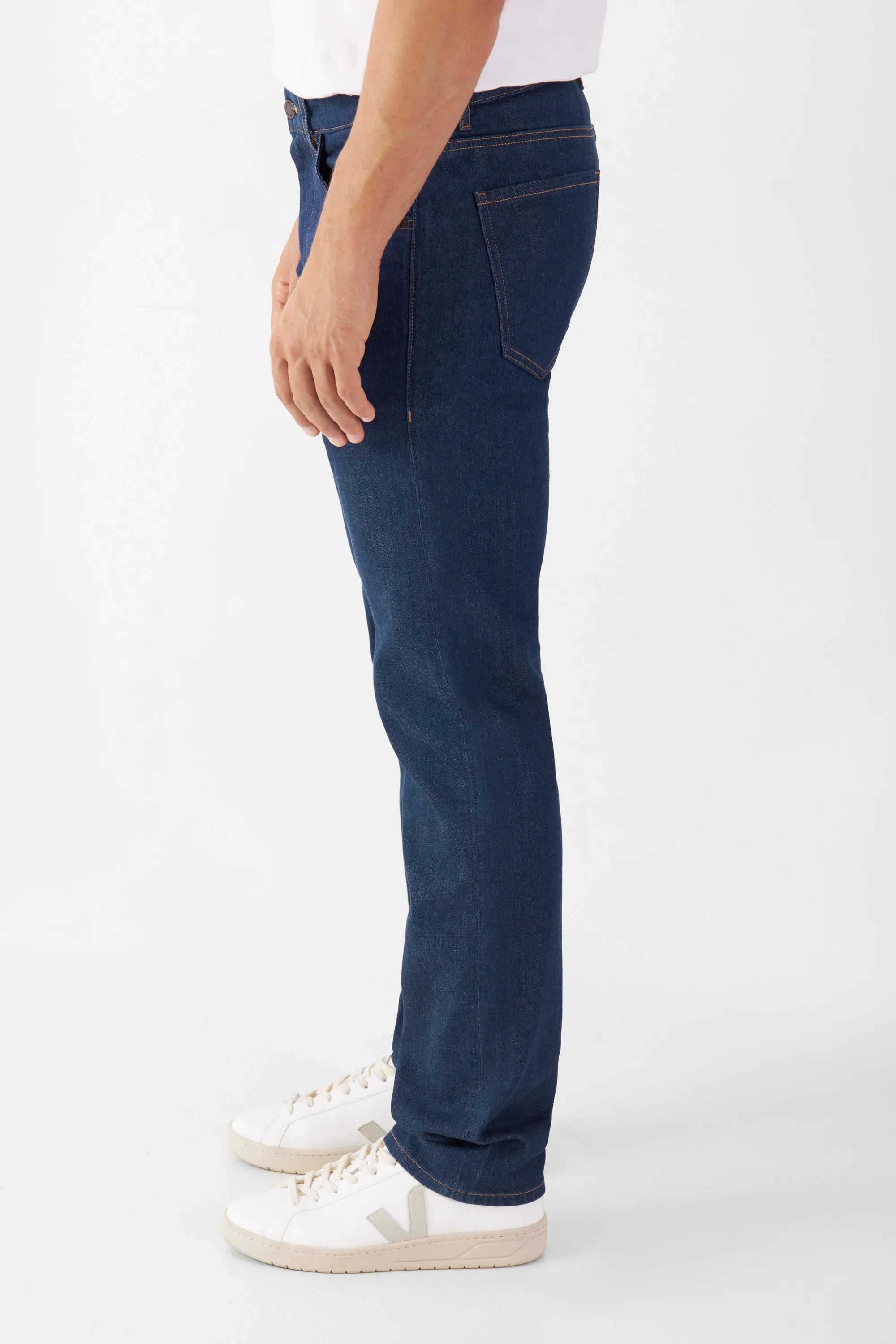 Blaue Jeans DUSK Regular Straight aus Bio-Baumwolle von Dawn Denim