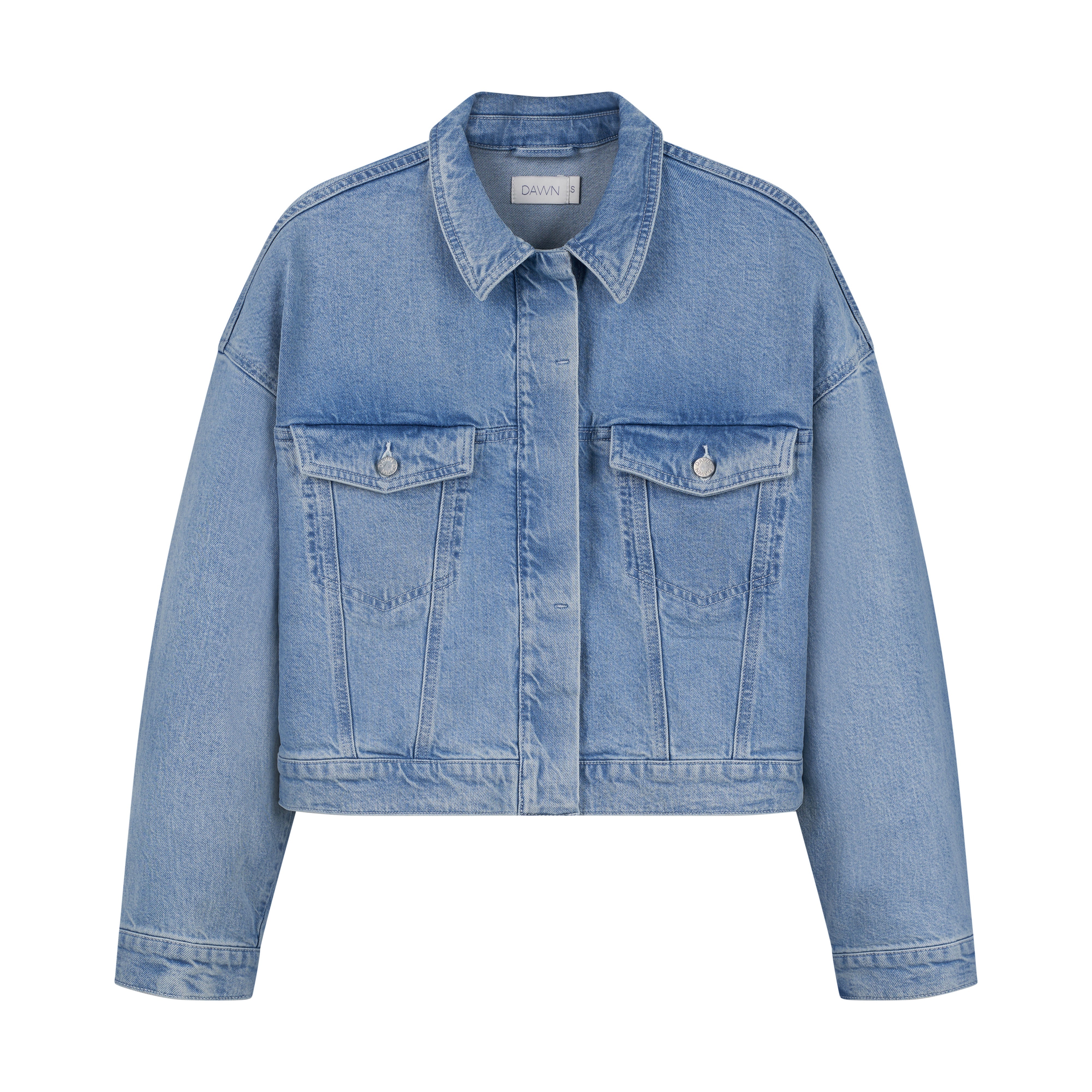 Hellblaue Jacke AMARA aus Bio-Baumwolle von Dawn Denim