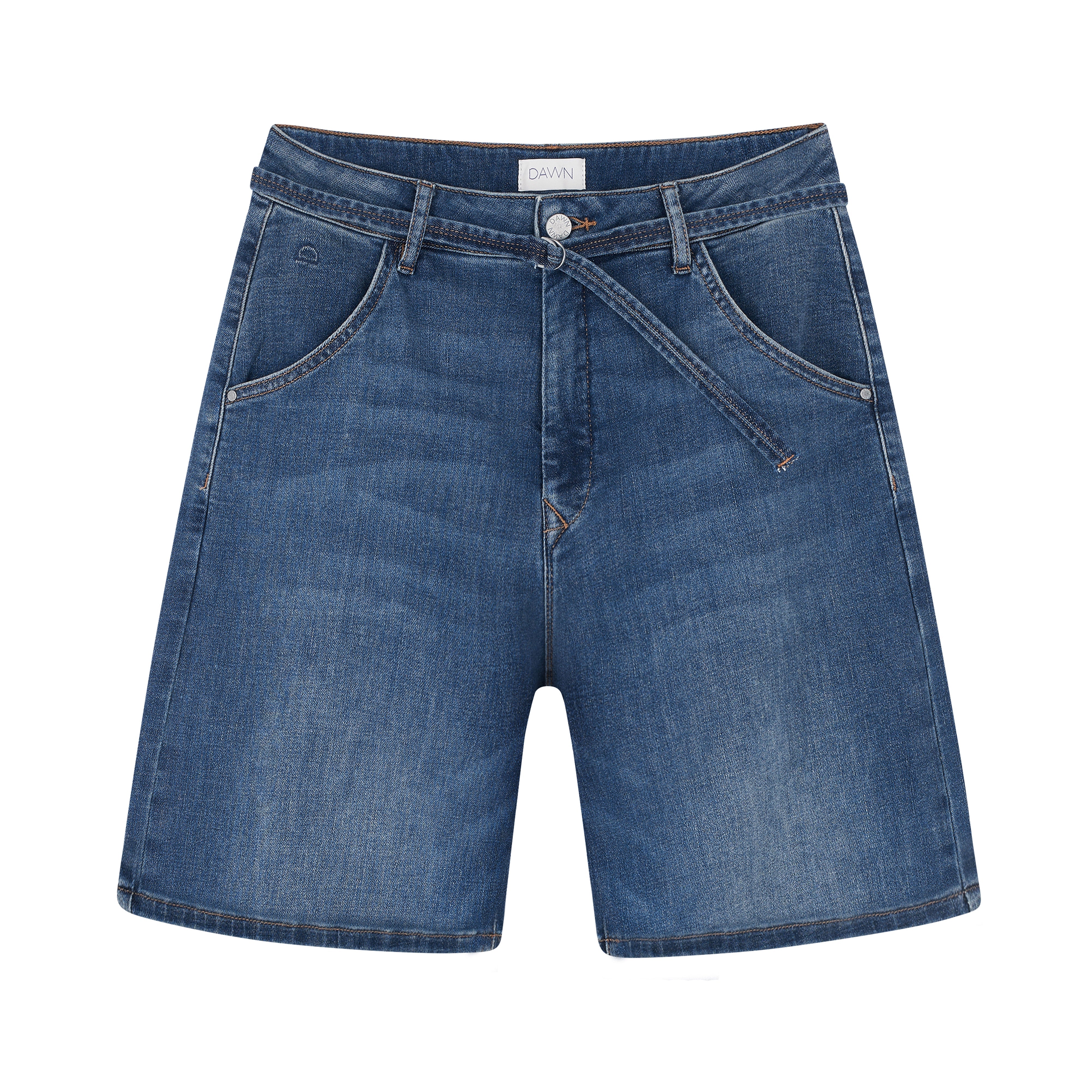 Blue denim shorts BLINKY made of organic cotton by Dawn Denim