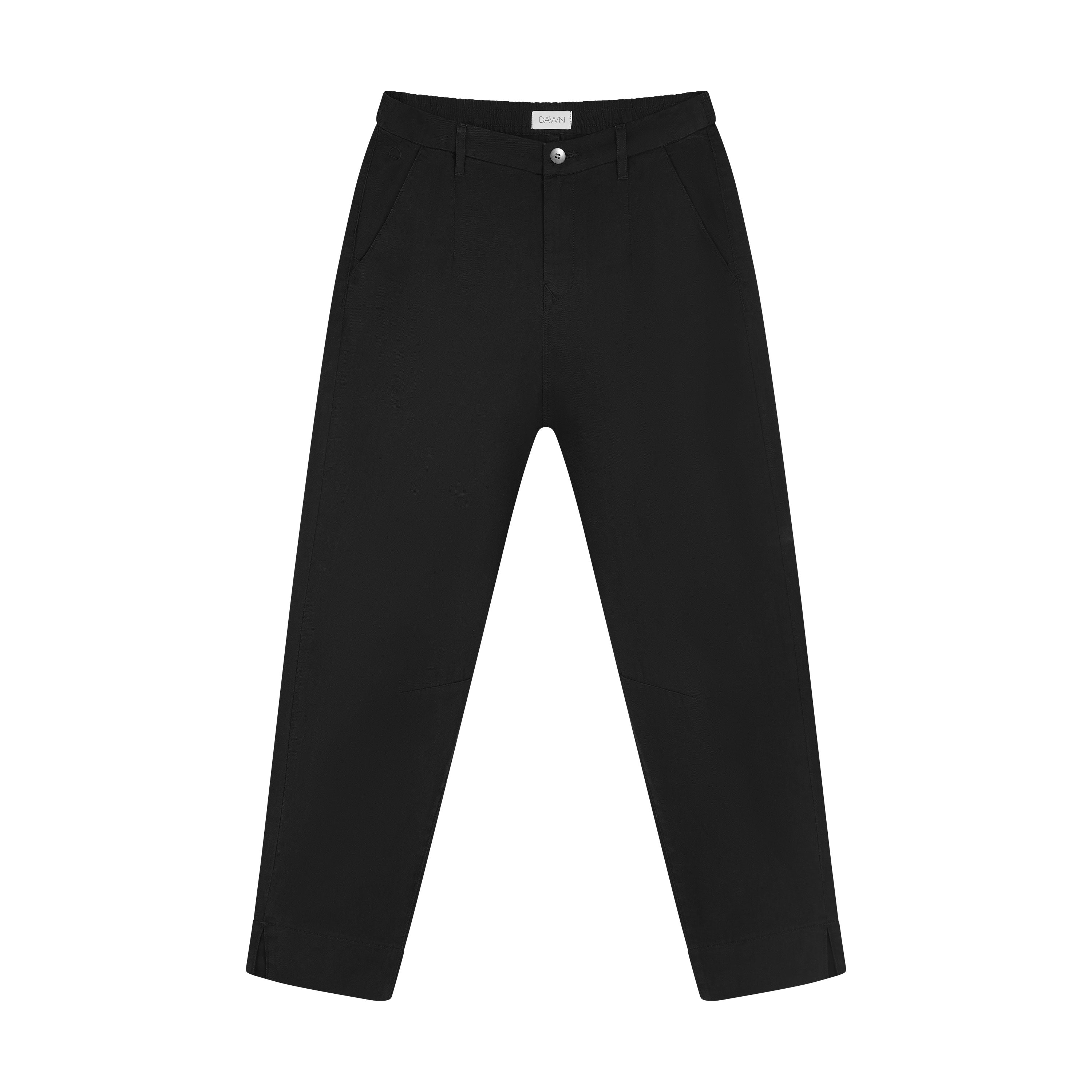 Black SUNSHINE trousers made from 100% Tencel by Dawn Denim