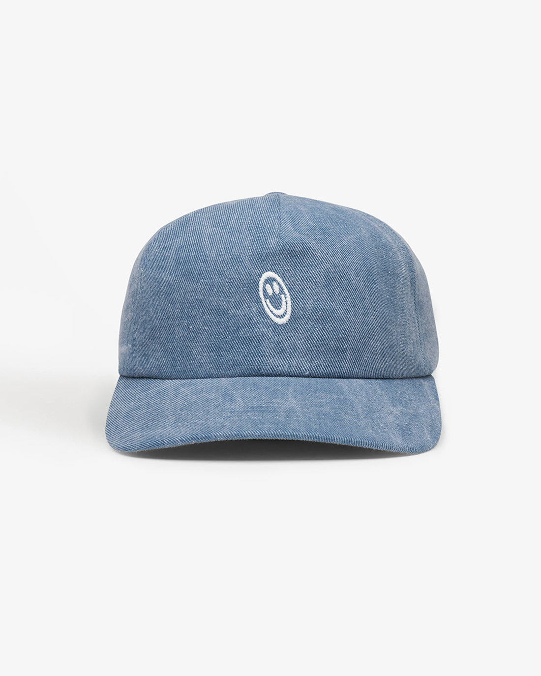 Blaue Denim Floppy Cap aus 100% Bio-Denim Stoff von Rotholz