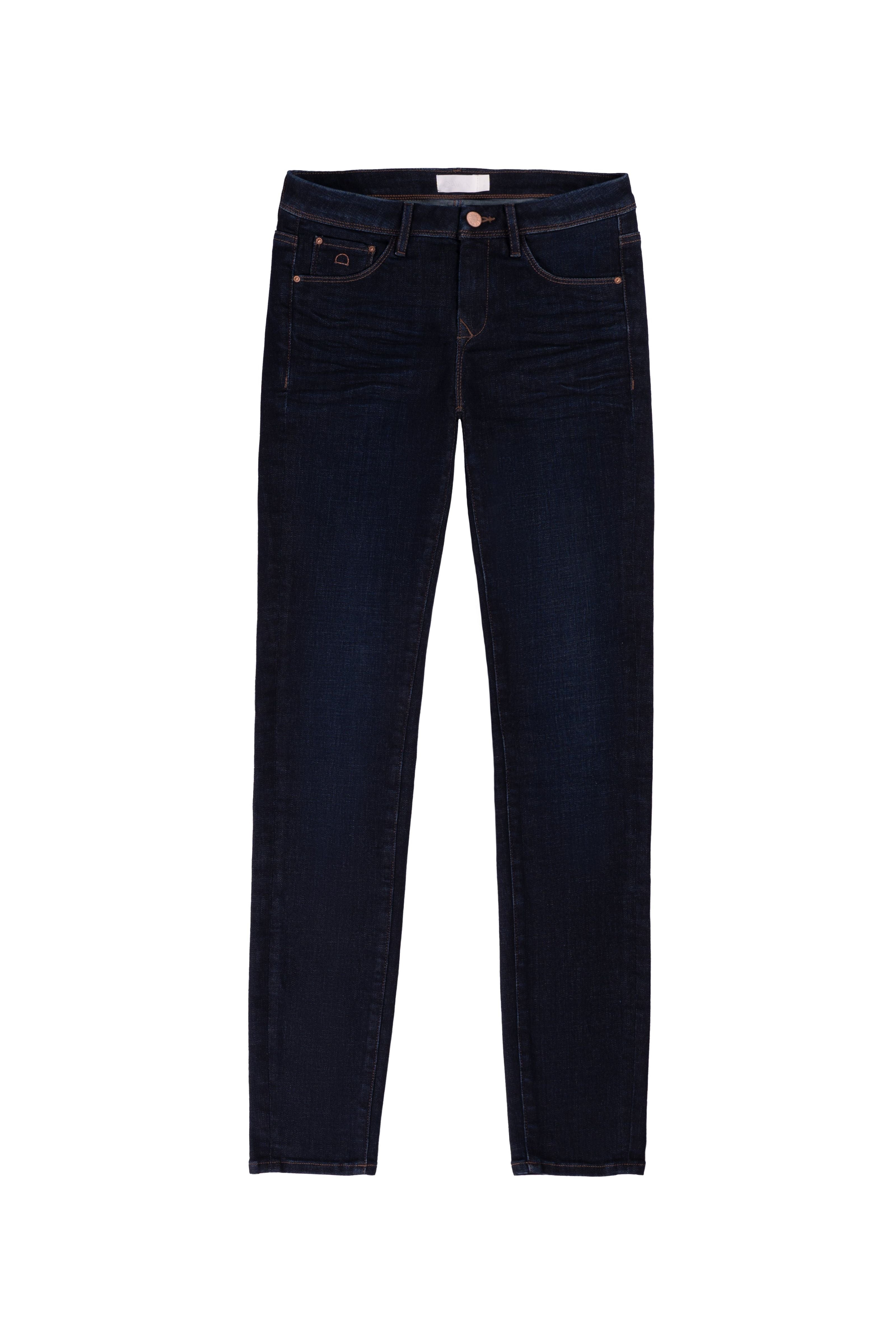Dunkelblaue Jeans MID SUN Slim basic aus Bio-Baumwolle von Dawn Denim