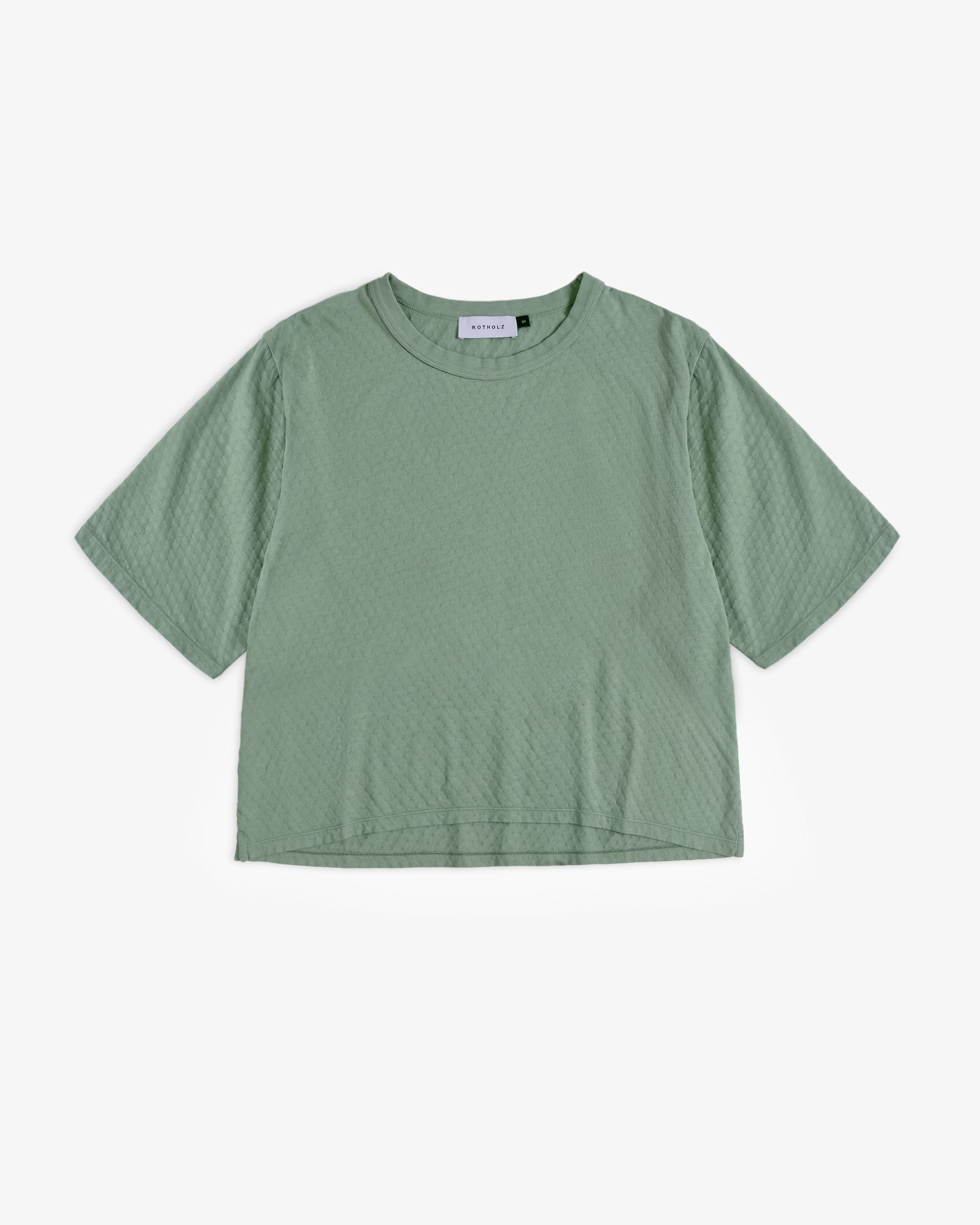 Grünes T-Shirt aus Bio-Baumwolle von Rotholz