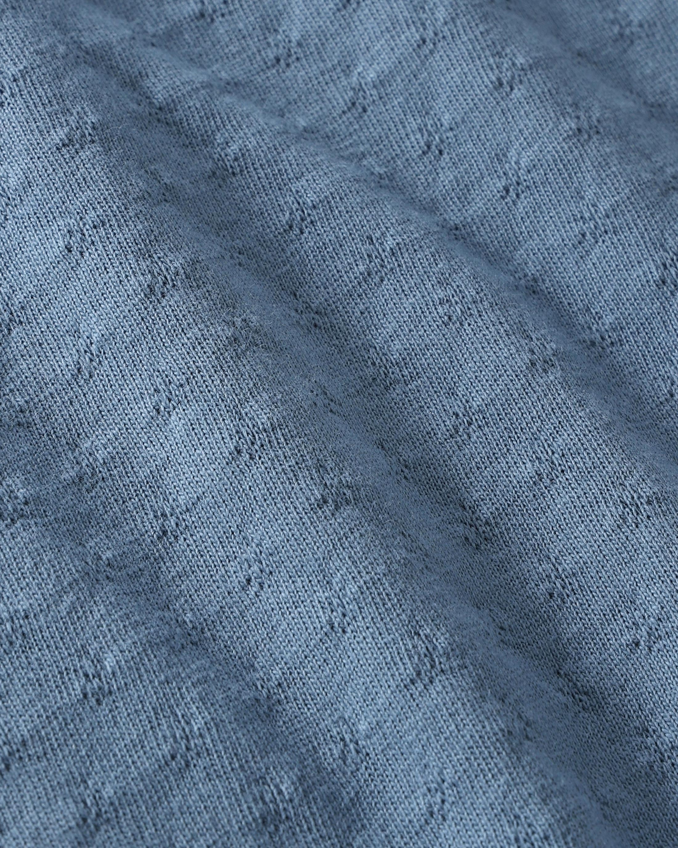 T-shirt bleu en coton biologique de Rotholz