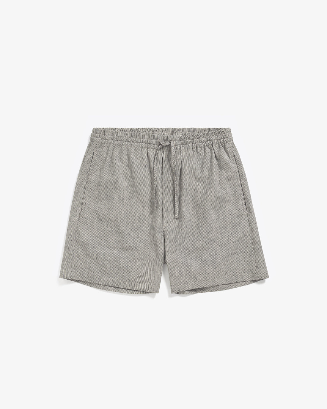 Graue Gestreifte Hose aus 100% Bio-Baumwolle von Rotholz