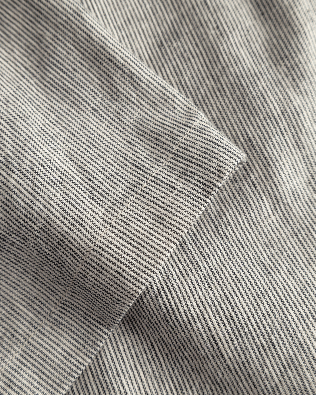 Pantalon rayé gris en coton 100 % biologique de Rotholz