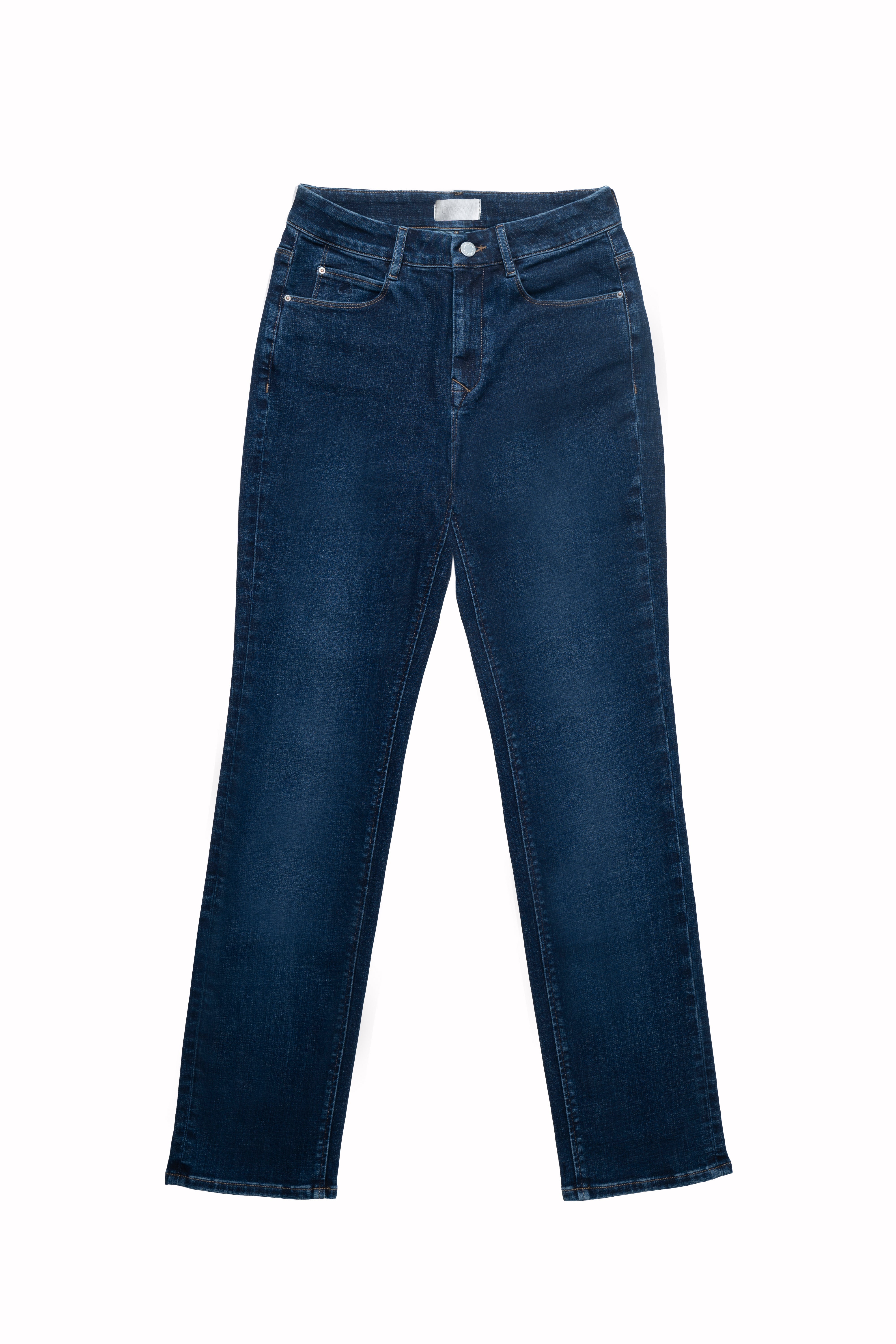 Dunkelblaue Jeans STELLAR Slim Classic aus Bio-Baumwolle von Dawn Denim