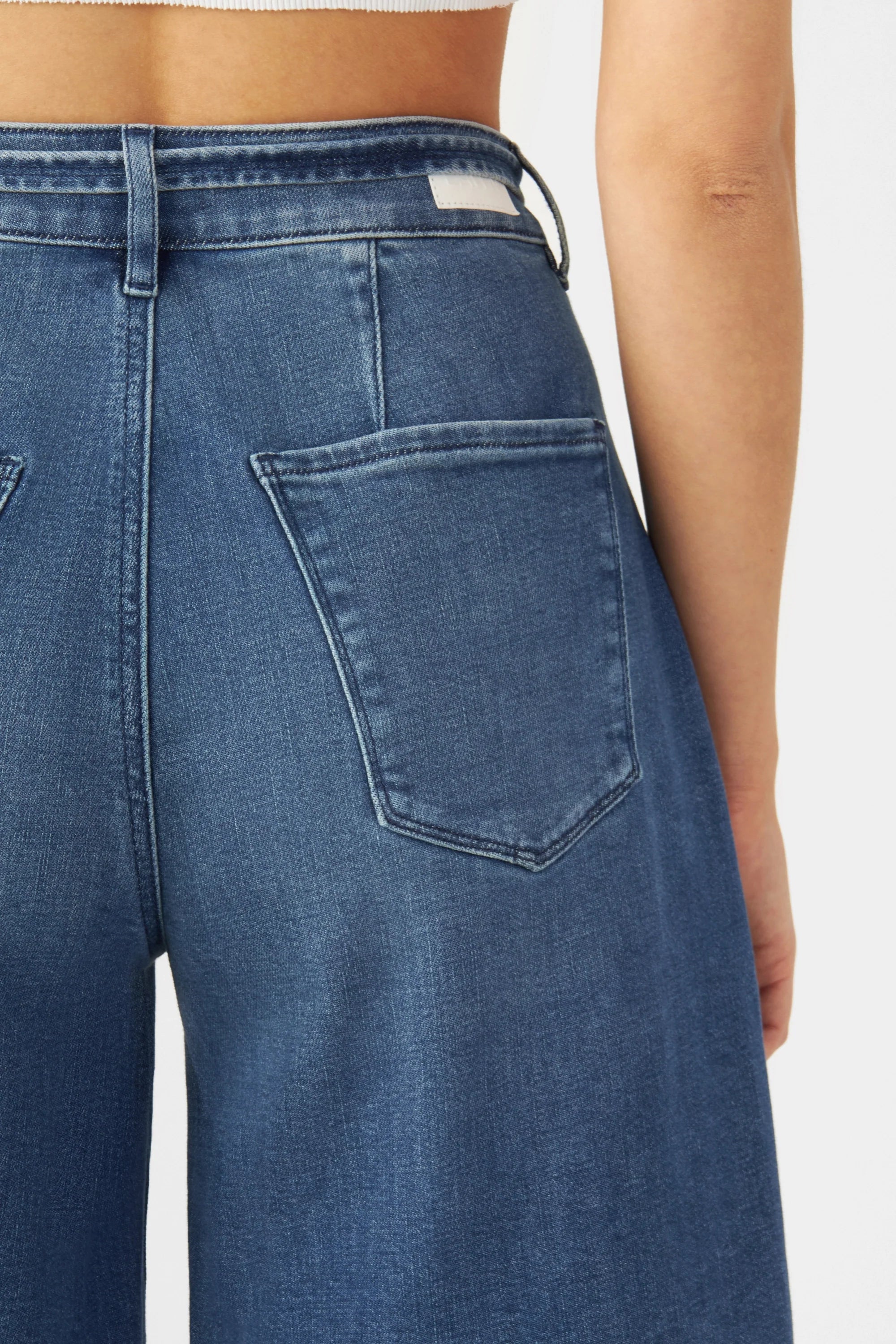 Blue denim shorts BLINKY made of organic cotton by Dawn Denim