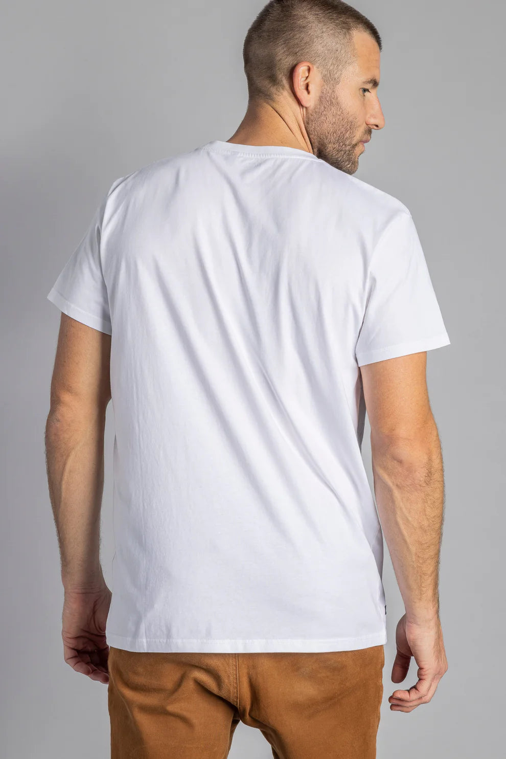 3er-Pack Premium Blank T-Shirt STANDARD in weiss aus Bio Baumwolle von DIRTS
